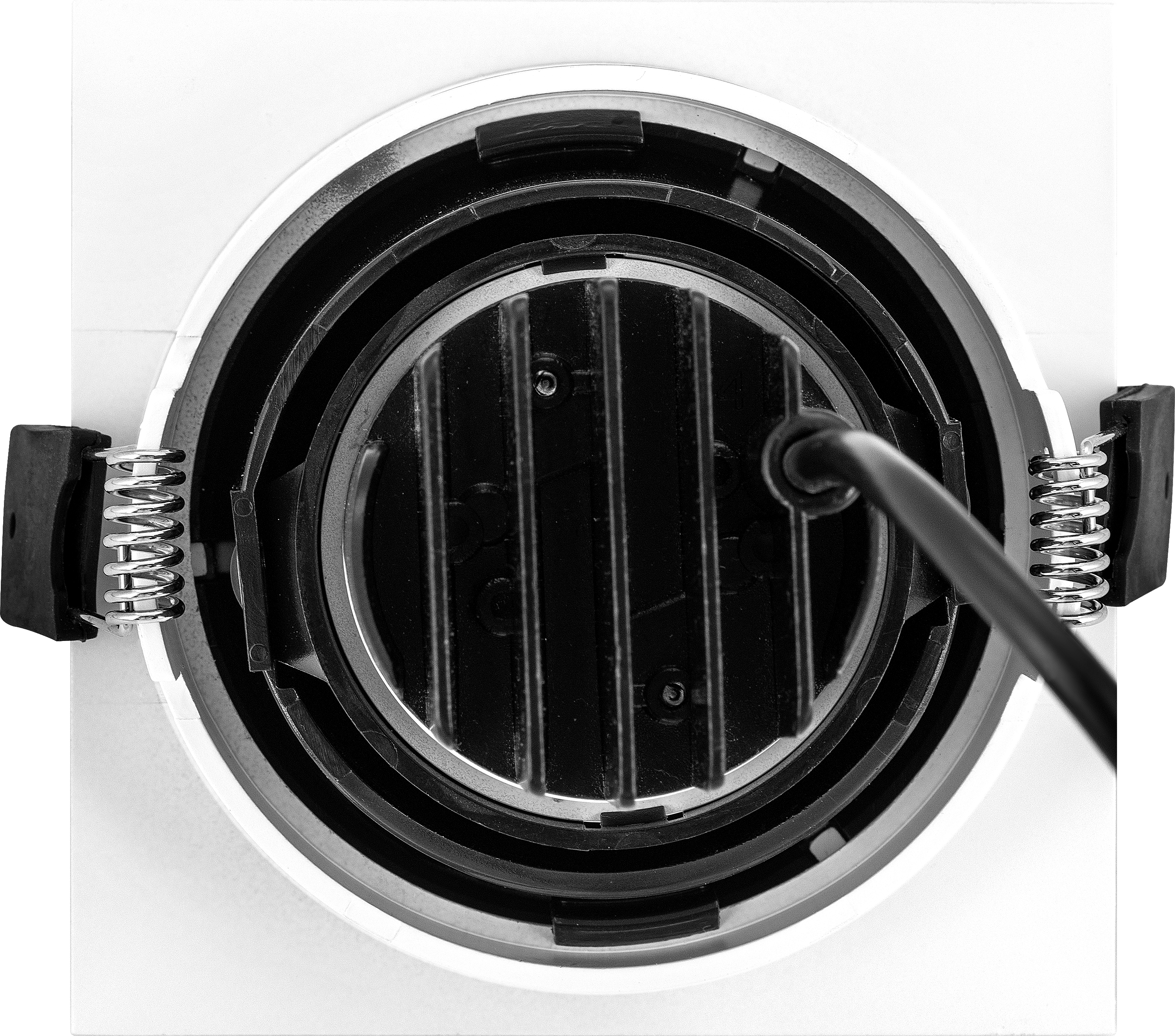 Palladium downlight 660 lumens with anti-glare white bezel