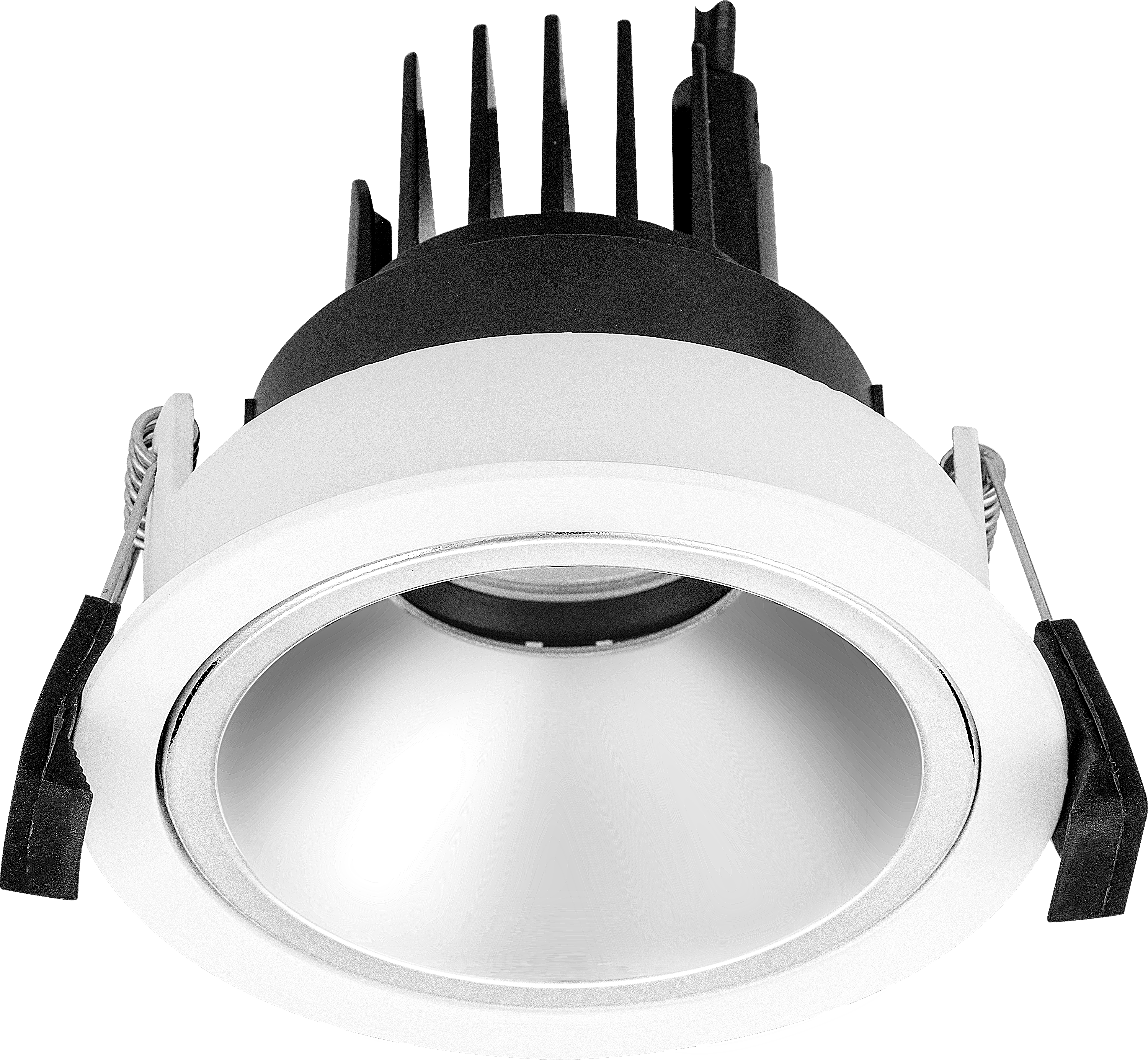 Palladium downlight 660 lumens with regressed gloss bezel