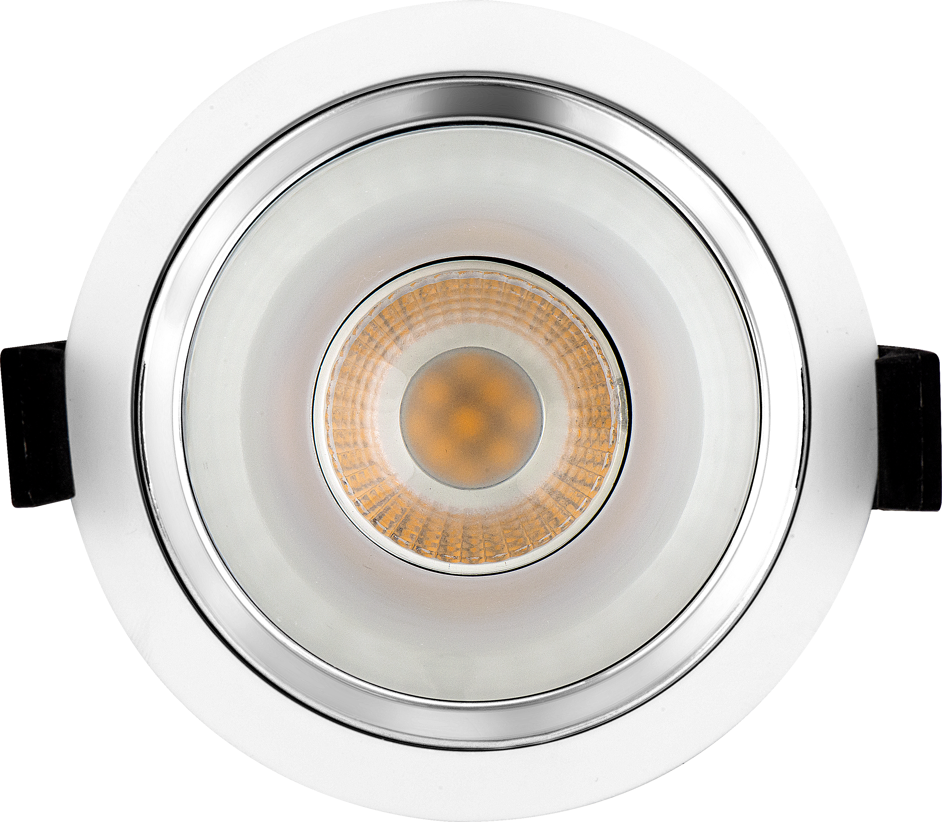 Palladium downlight 660 lumens with regressed gloss bezel