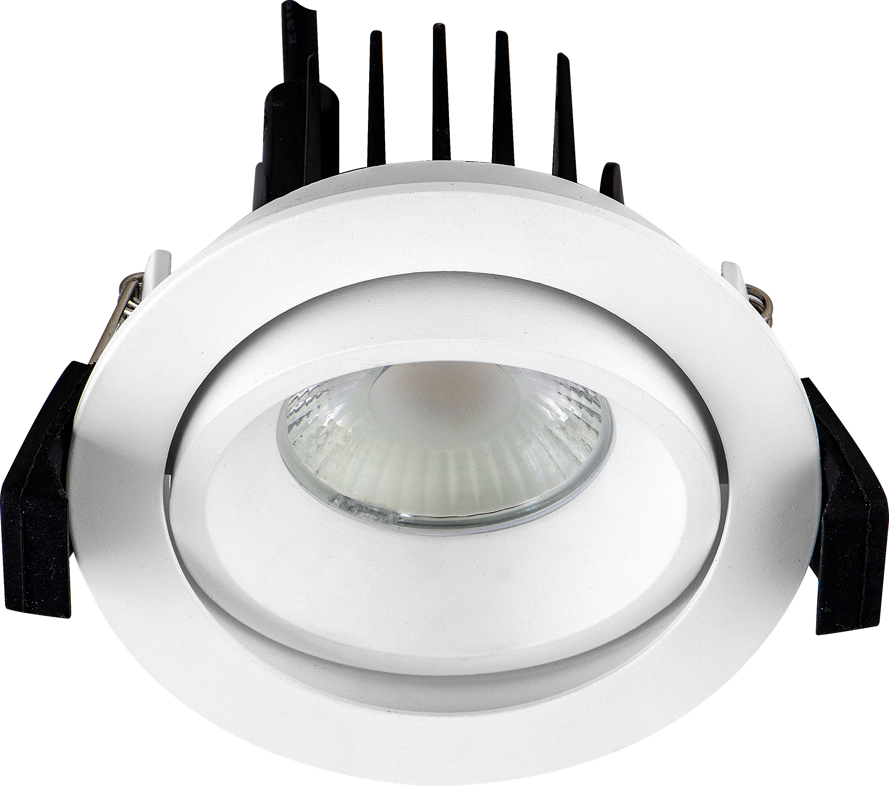 Palladium downlight 660 lumens with white adjustable bezel