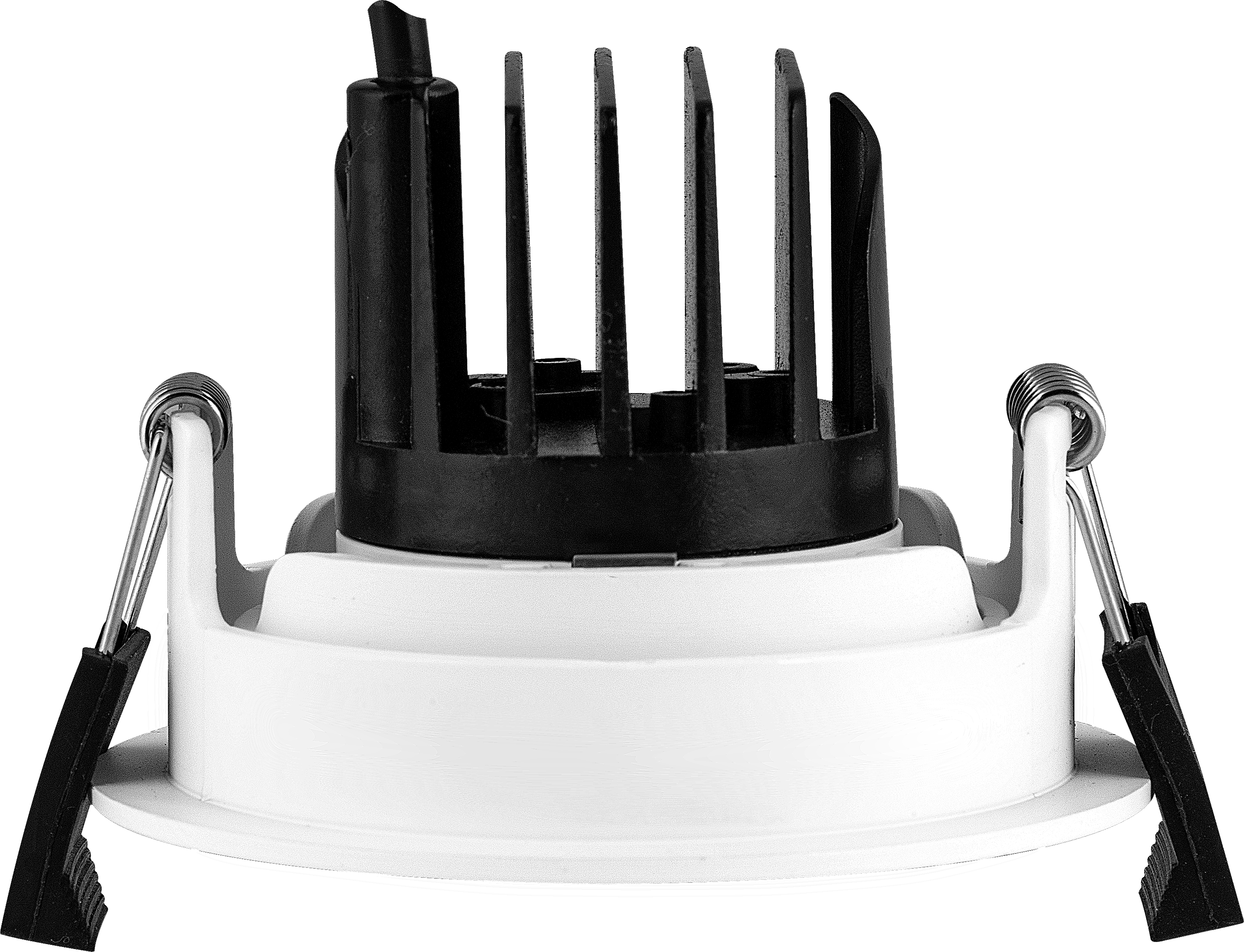 Palladium downlight 660 lumens with white adjustable bezel