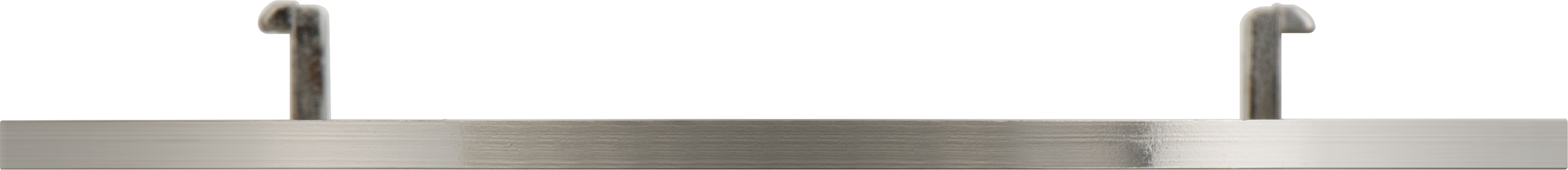 Element downlight brushed steel bezel accessory