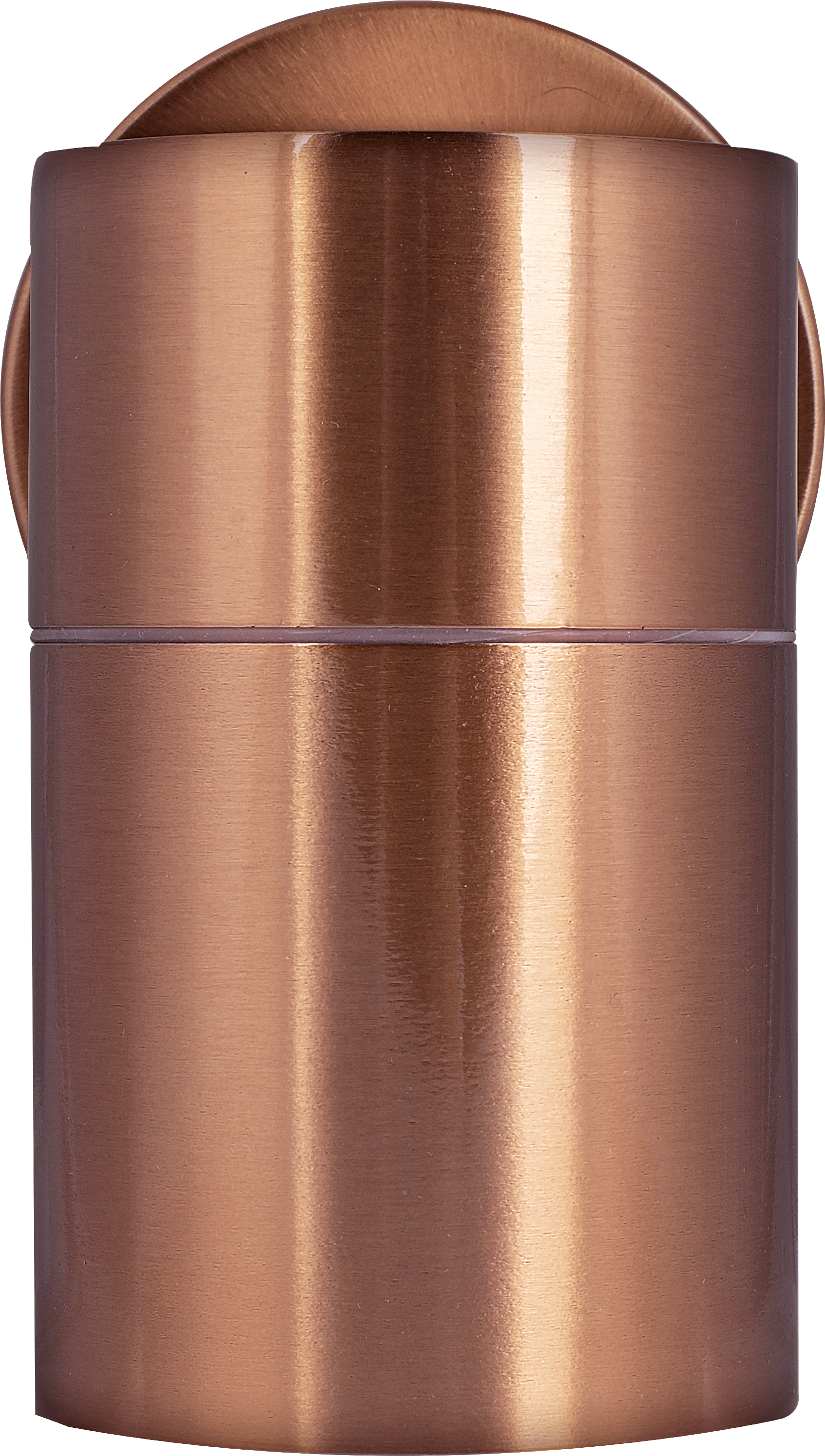 Exterior decorative down wall light GU10 finished in copper