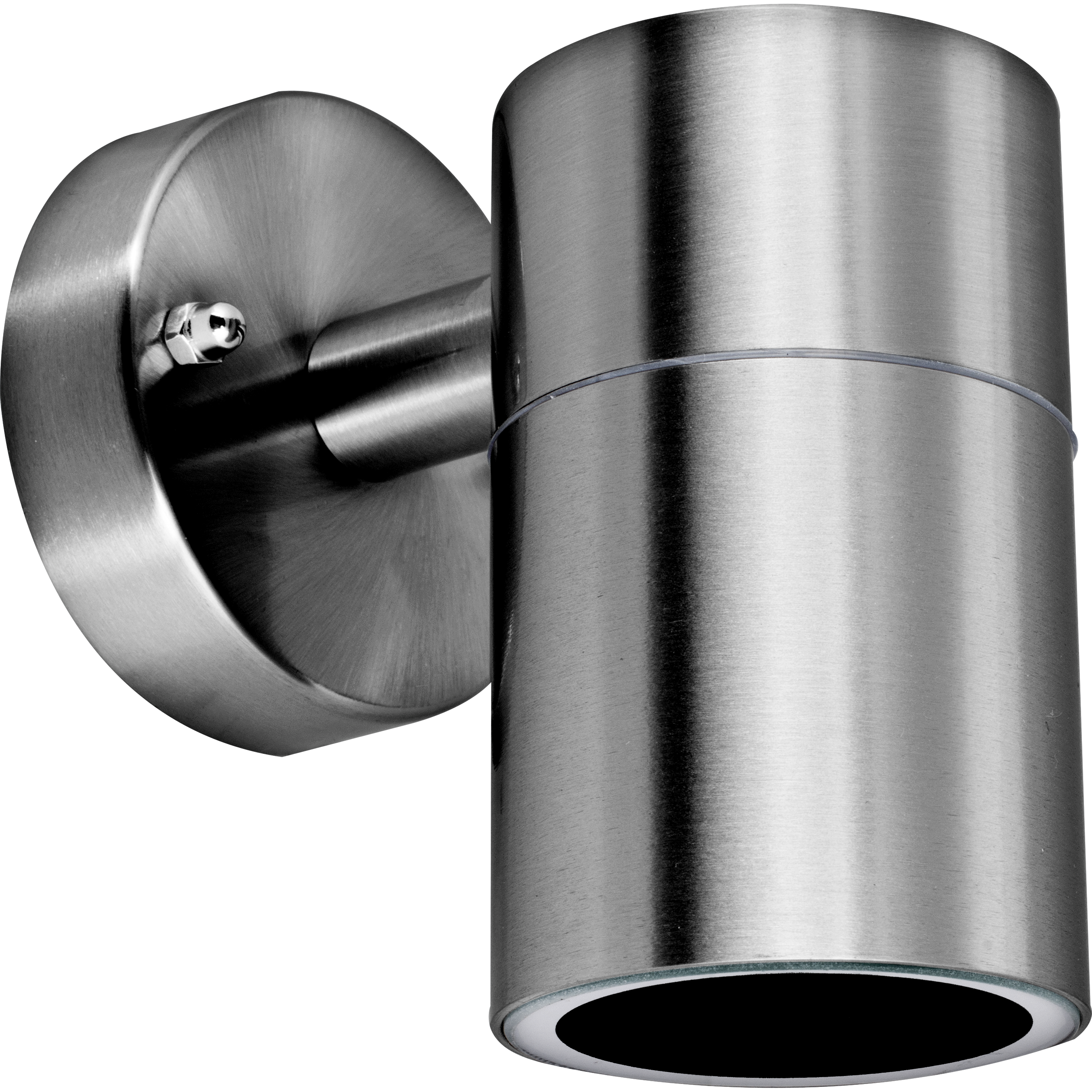 Exterior decorative down wall light GU10 in stainless steel