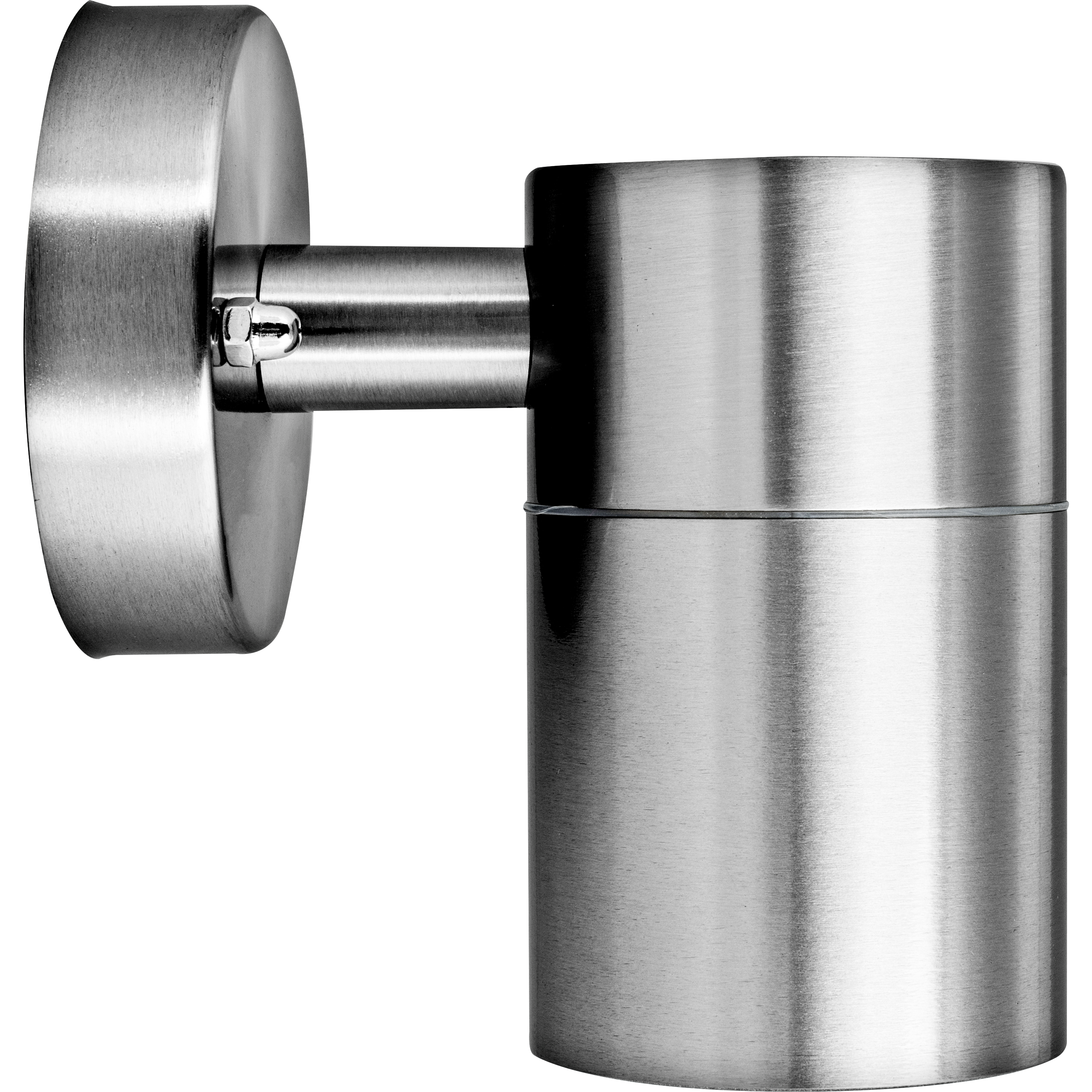 Exterior decorative down wall light GU10 in stainless steel