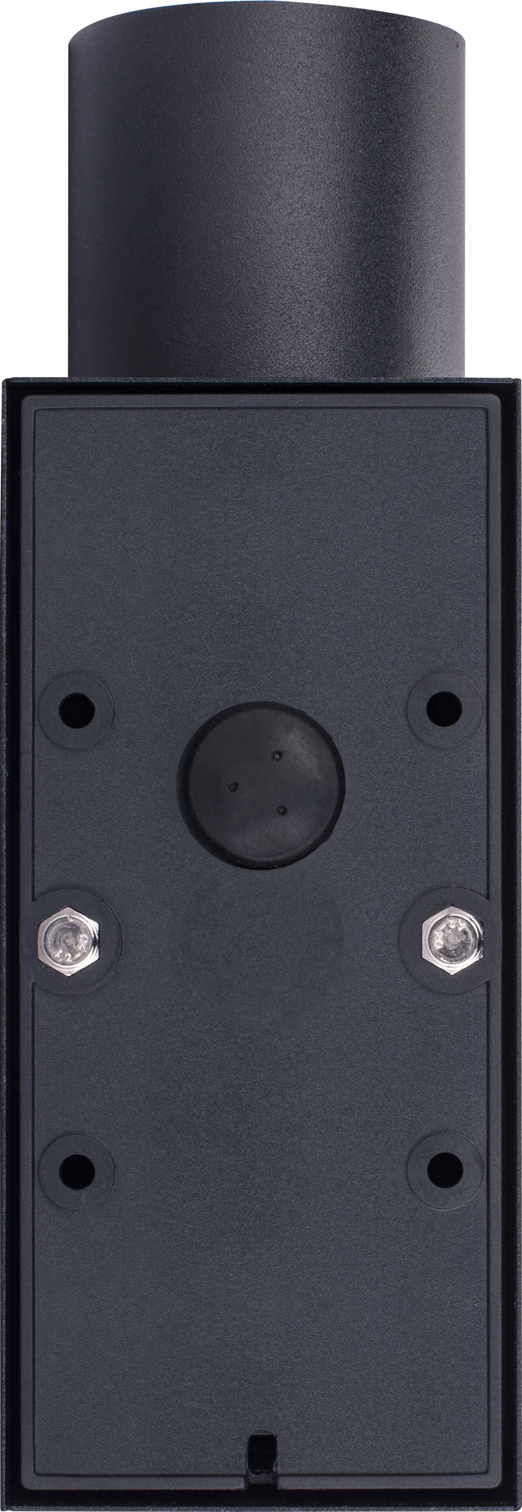 Exterior decorative up / down wall light GU10 with PIR finished in black
