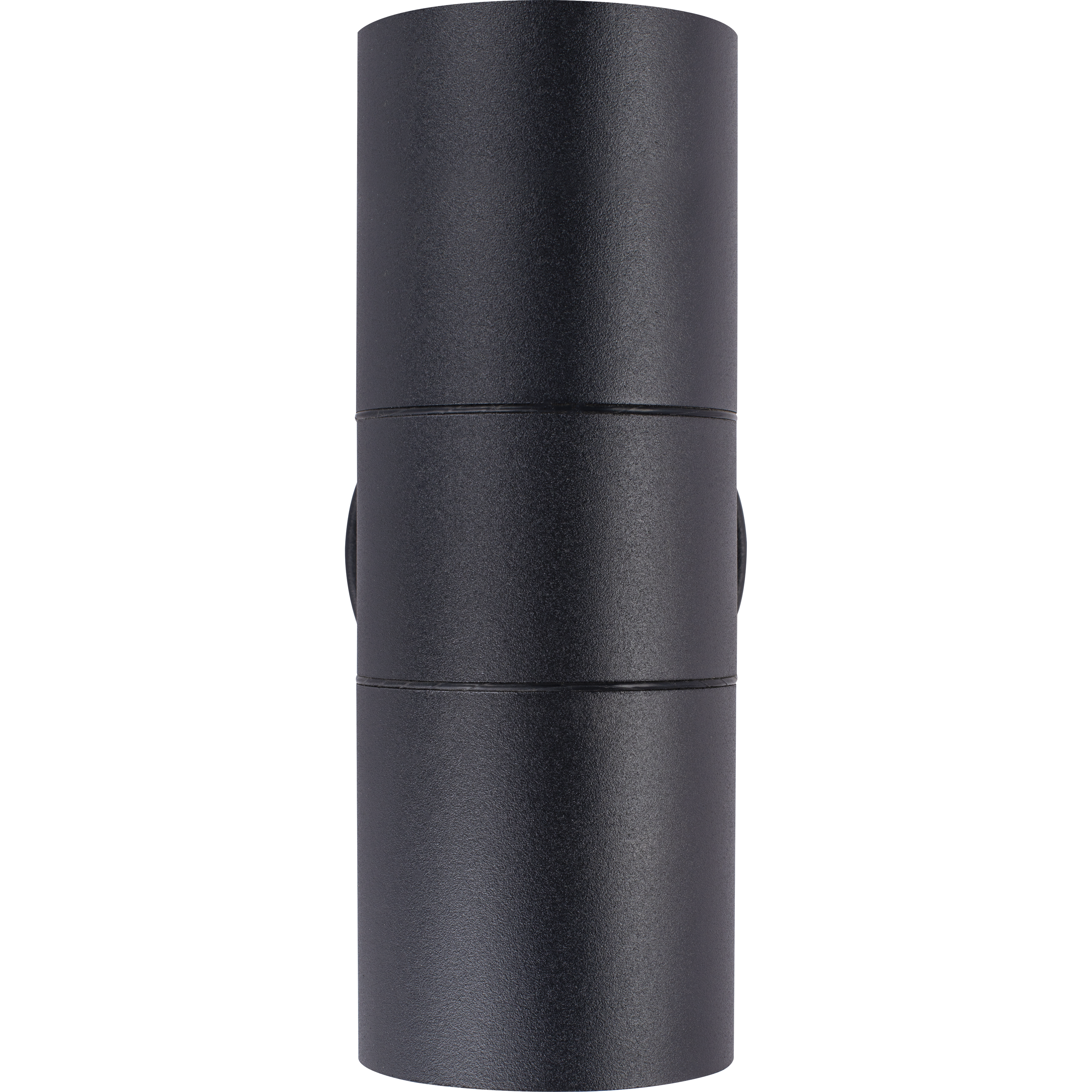 Exterior decorative up / down wall light GU10 finished in black