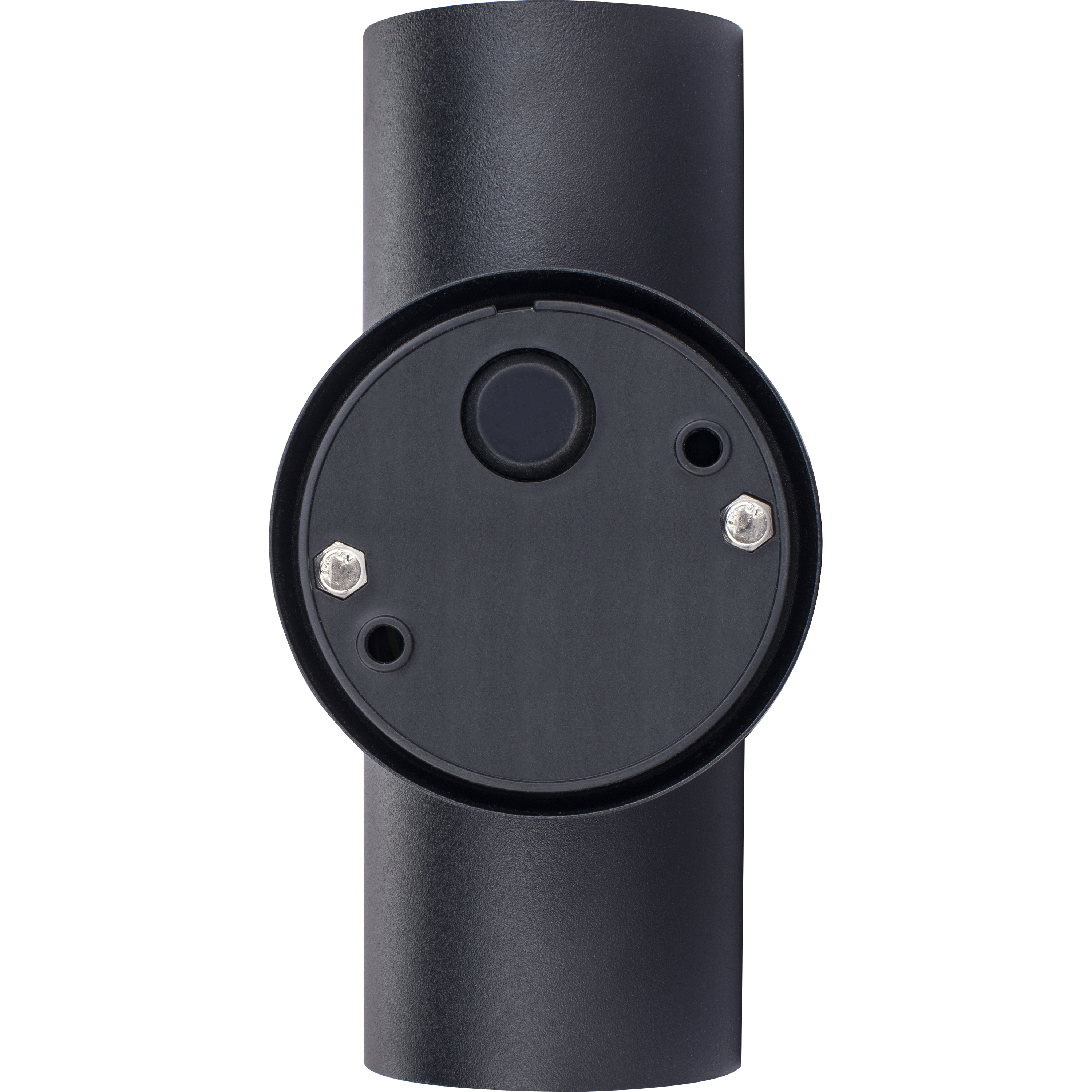 Exterior decorative up / down wall light GU10 finished in black