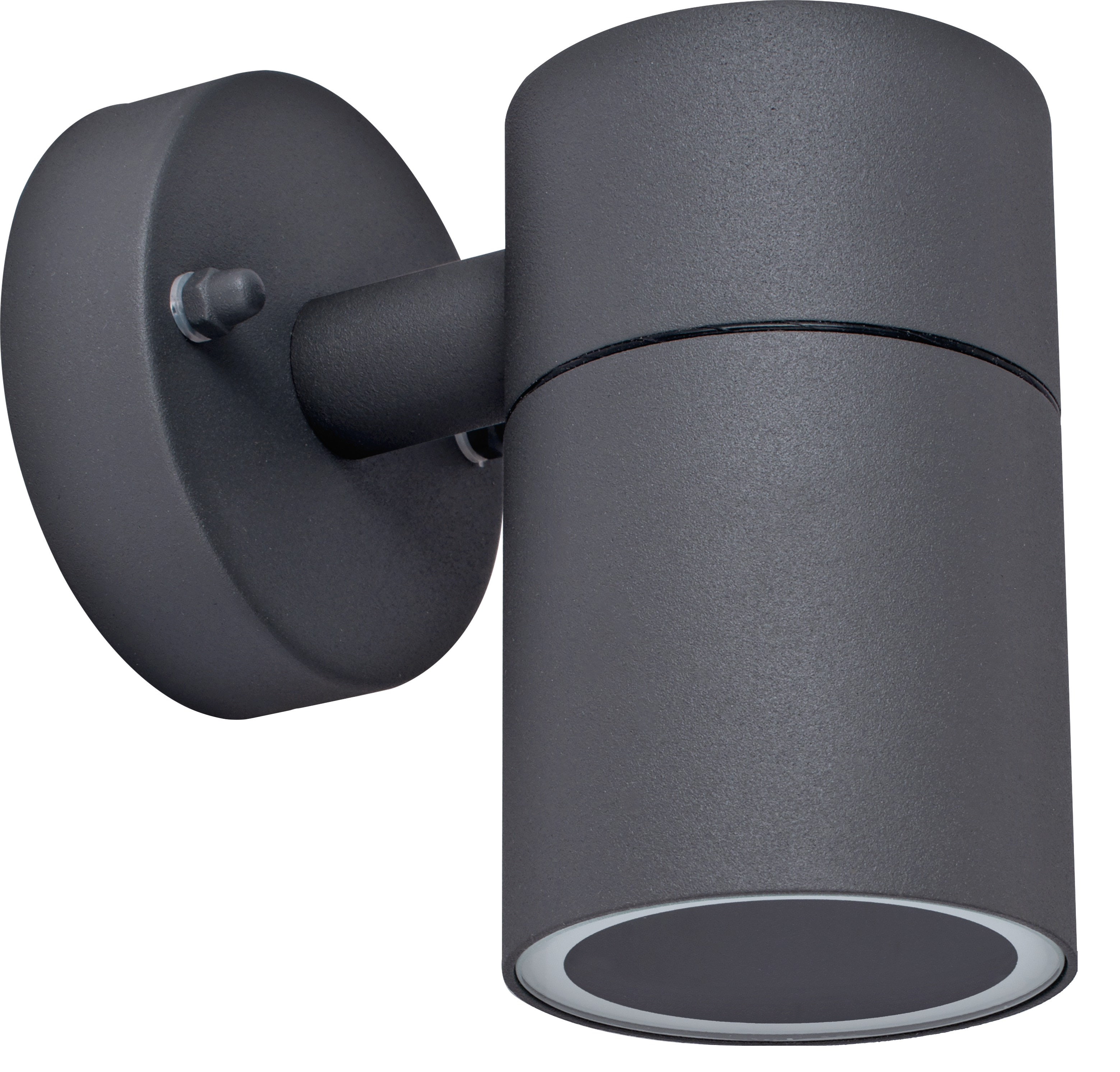 Exterior decorative down wall light GU10 finished in slate grey