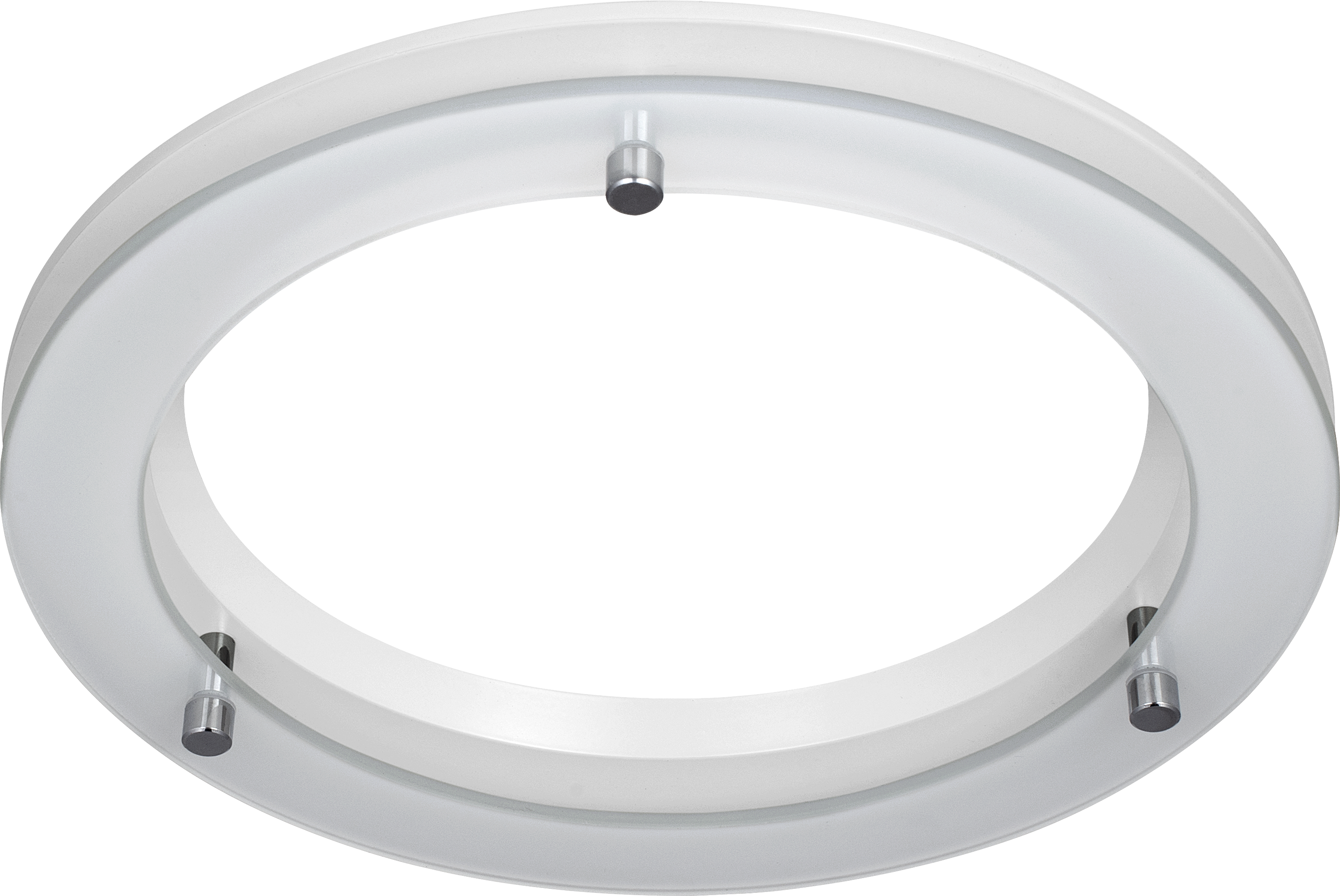 PLATINUM WHITE + DROPPED GLASS HALO BEZEL