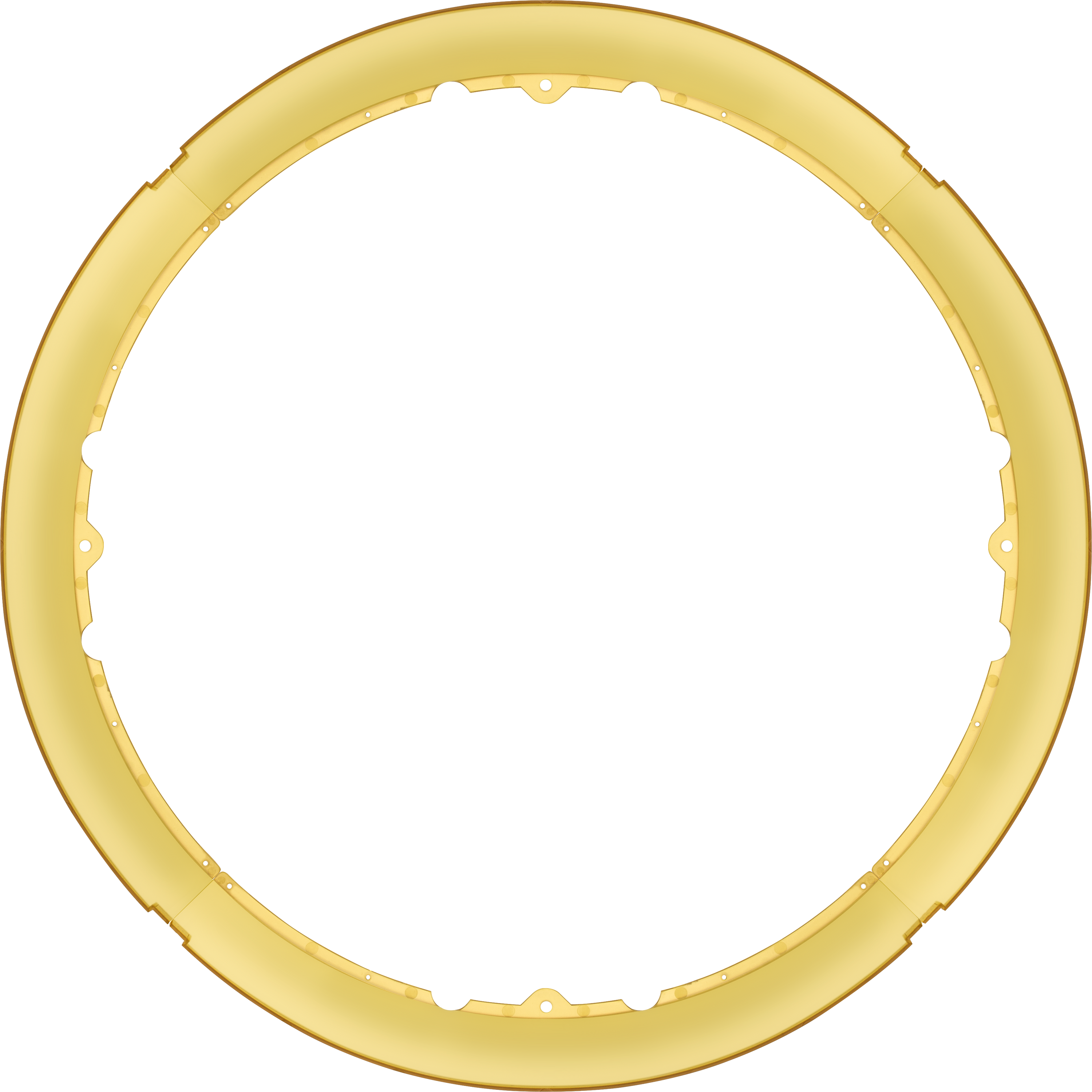 Celeste yellow halo insert