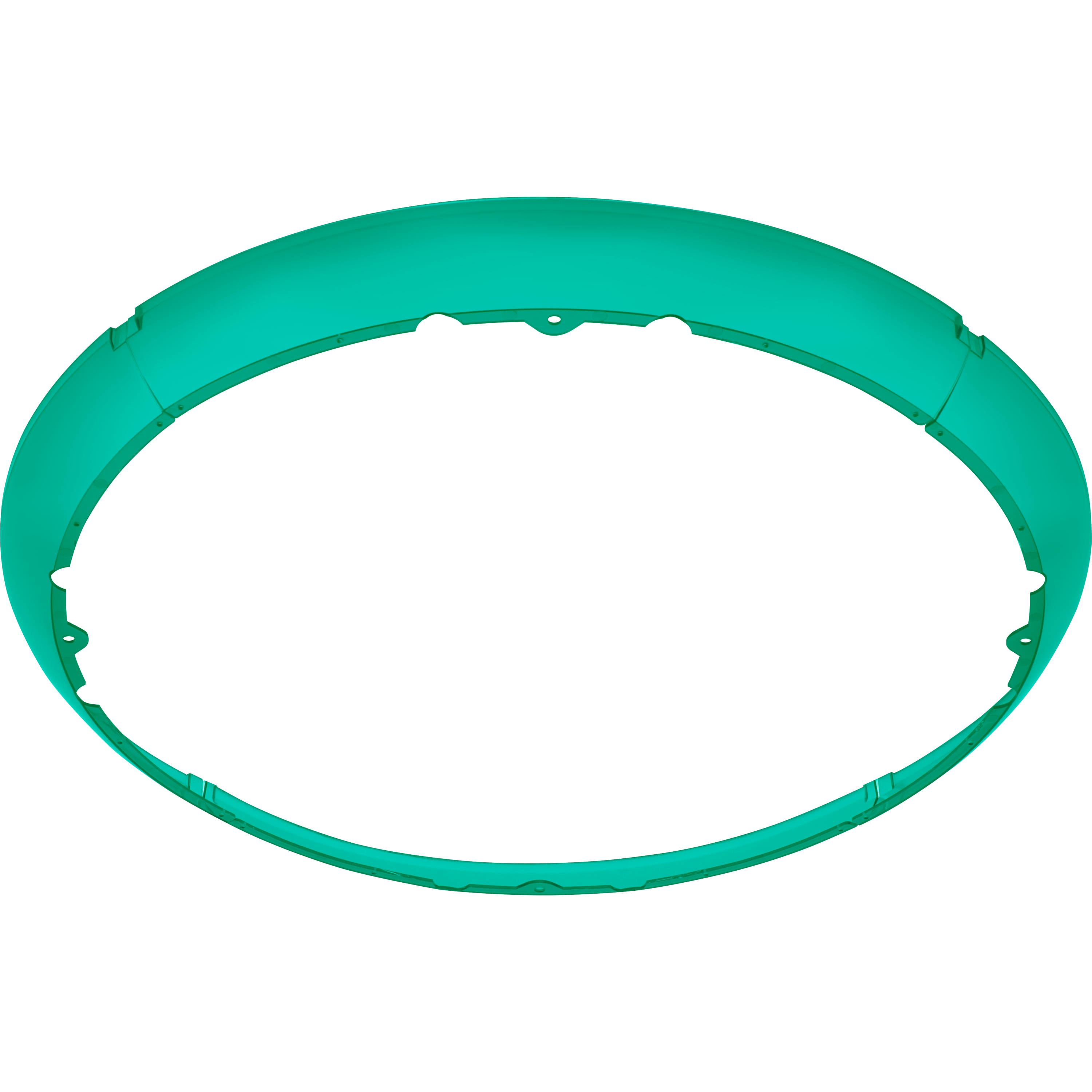 Celeste green halo insert