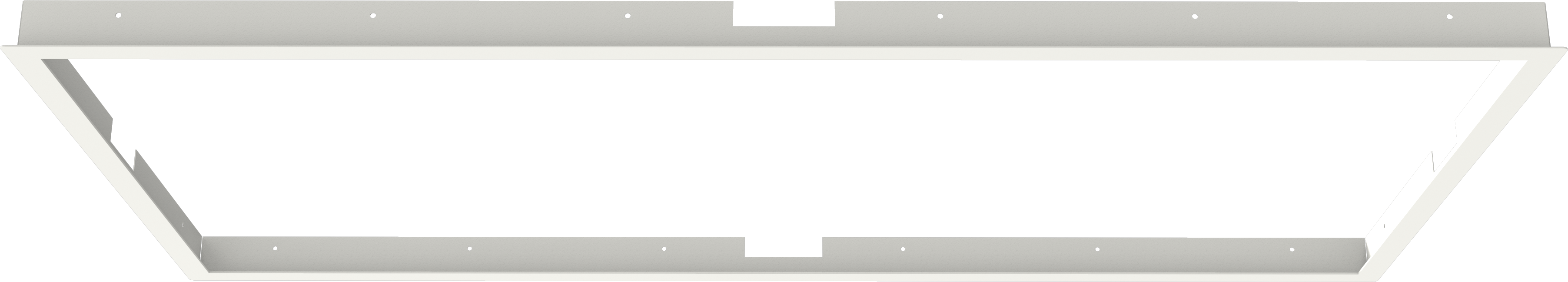 Recessed mounting frame for 1195x595 panel