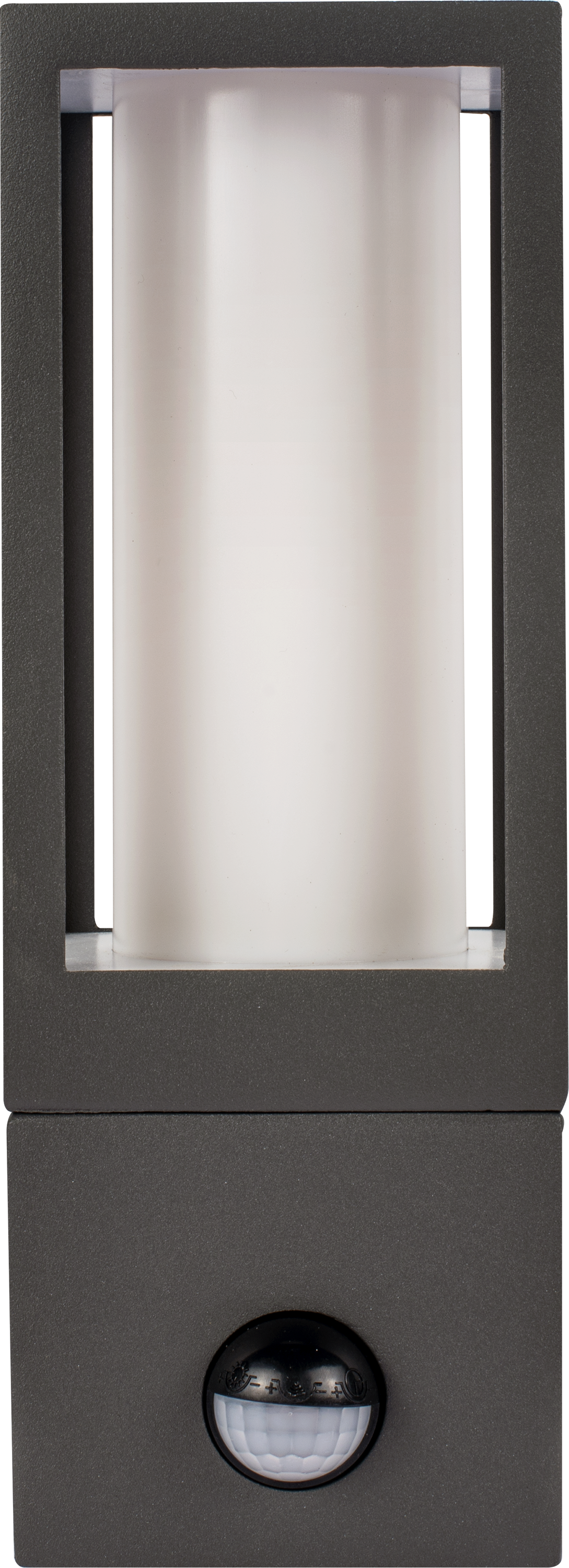 Exterior Decorative GU10 Lanten with PIR motion Sensor IP54 - Lamp not included - Slate Grey