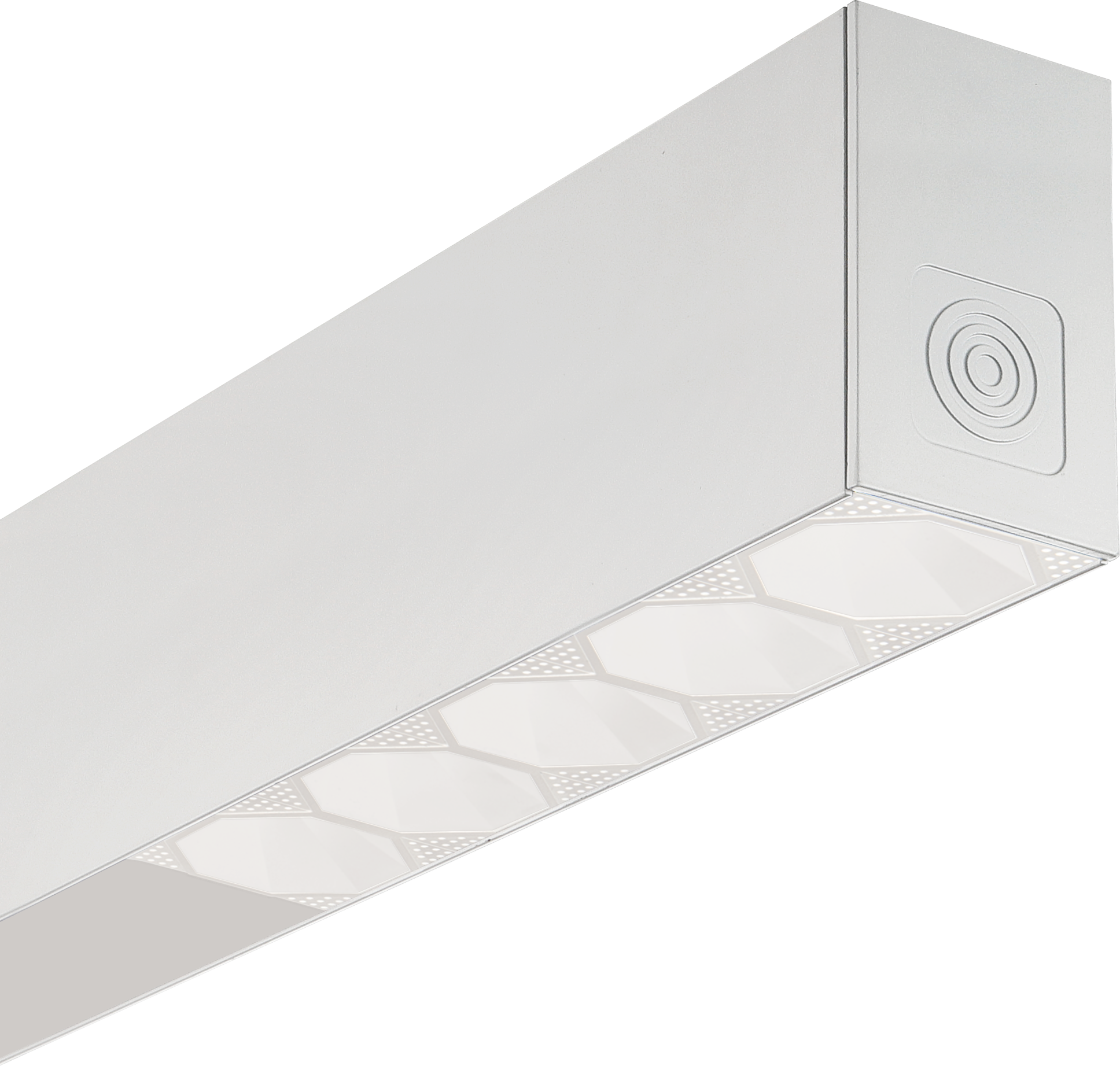 Contour Octa 1134mm suspended module direct/ indirect 3000lumens with DALI driver finished in white