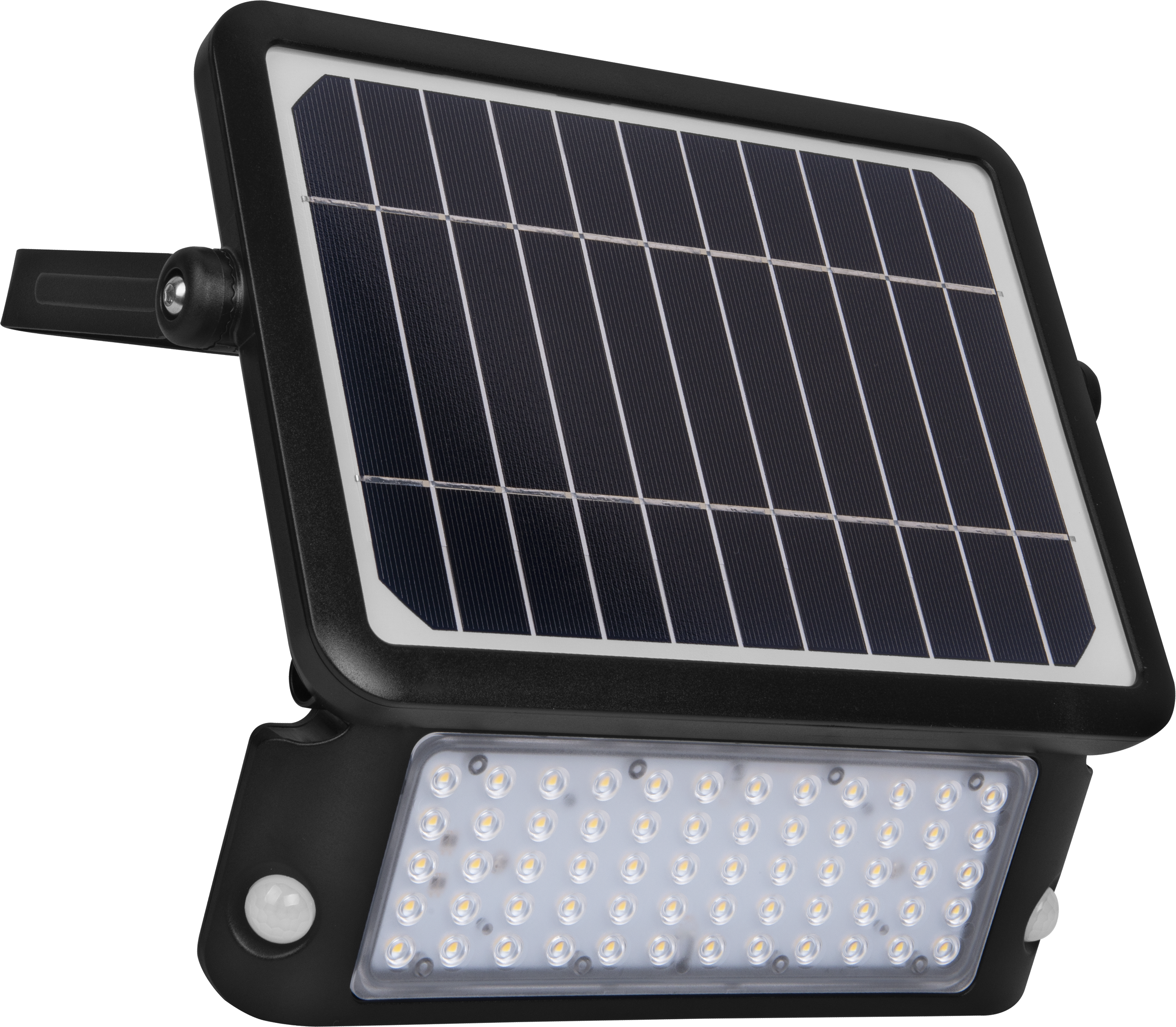 SOLAR GUARDIAN PIR FLOODLIGHT BLACK IP65 10W 1080LM 4000K