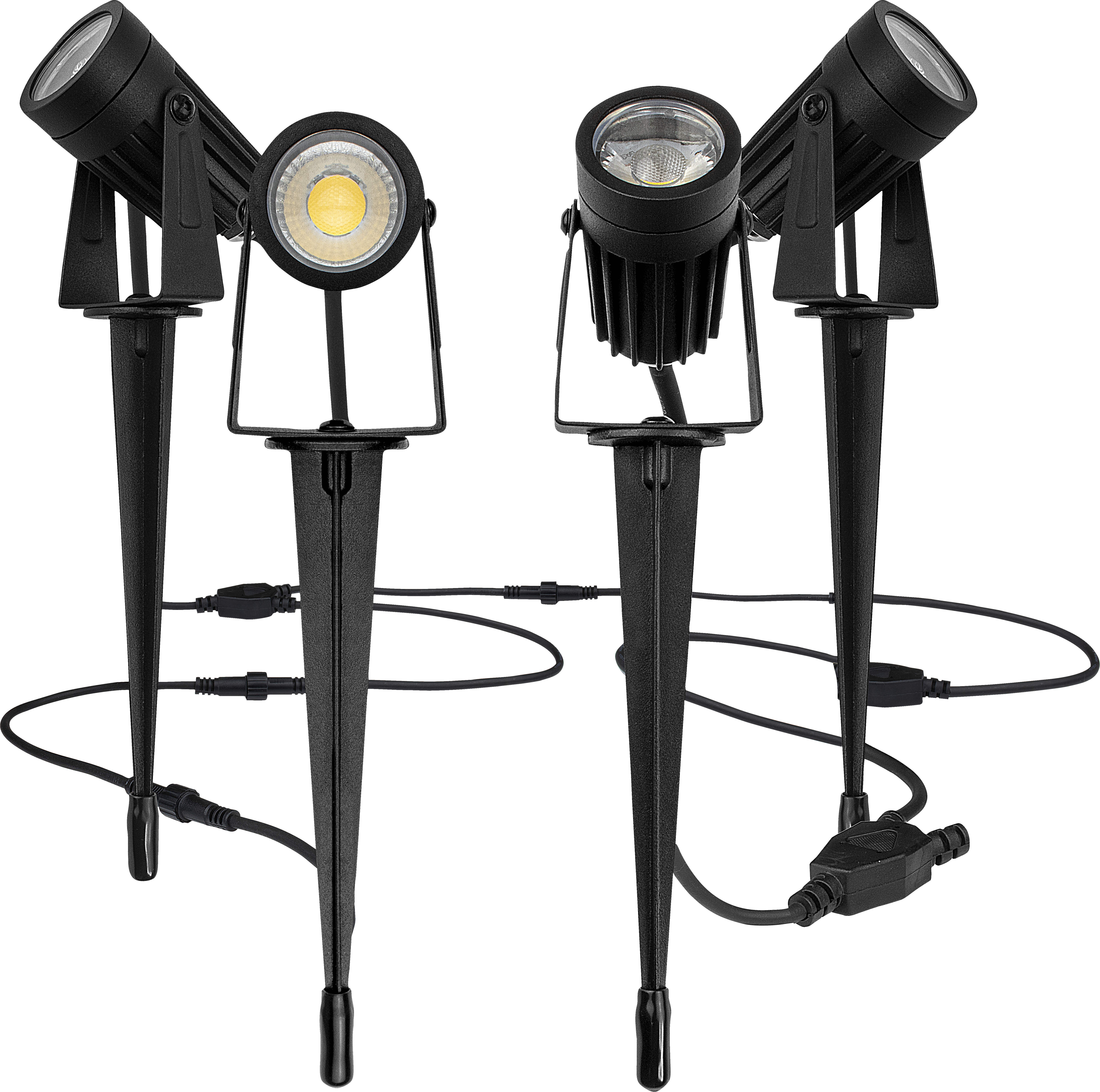 GARDEN SPIKE LIGHT KIT 4 PACK 4X200LM 4X3W 4000K