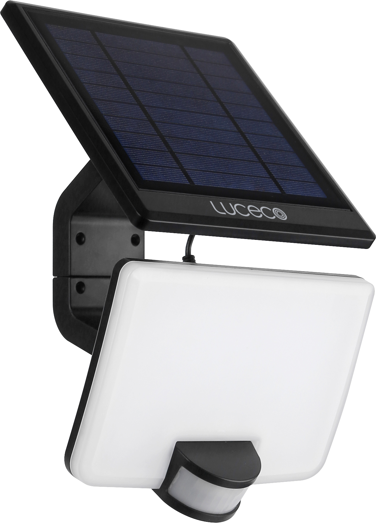 Solar floodlight with detachable solar panel 1500 lumens