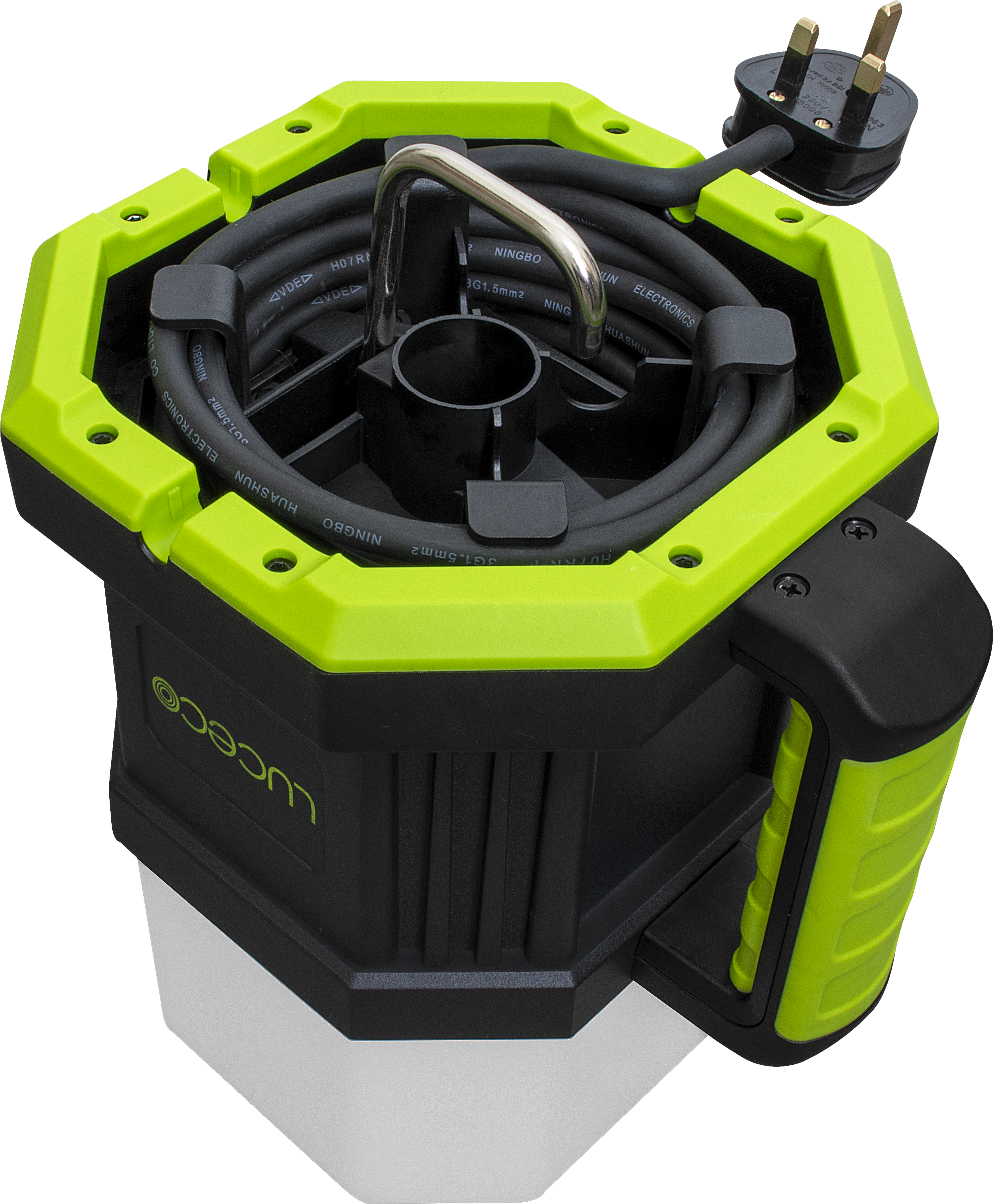 Luceco USB Open Area Work Light & Socket