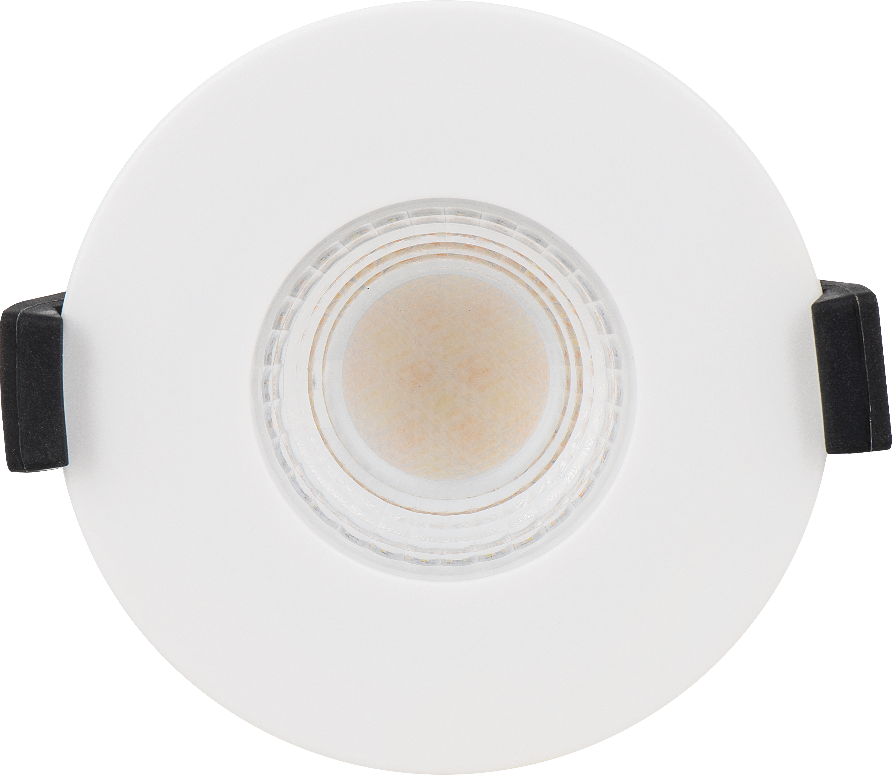 FType Ultra Fire Rated Downlight 4W/6W 690lm Power Change & CCT Change 3000K / 4000K Dim2Warm Dimmable IP65 White - Flat