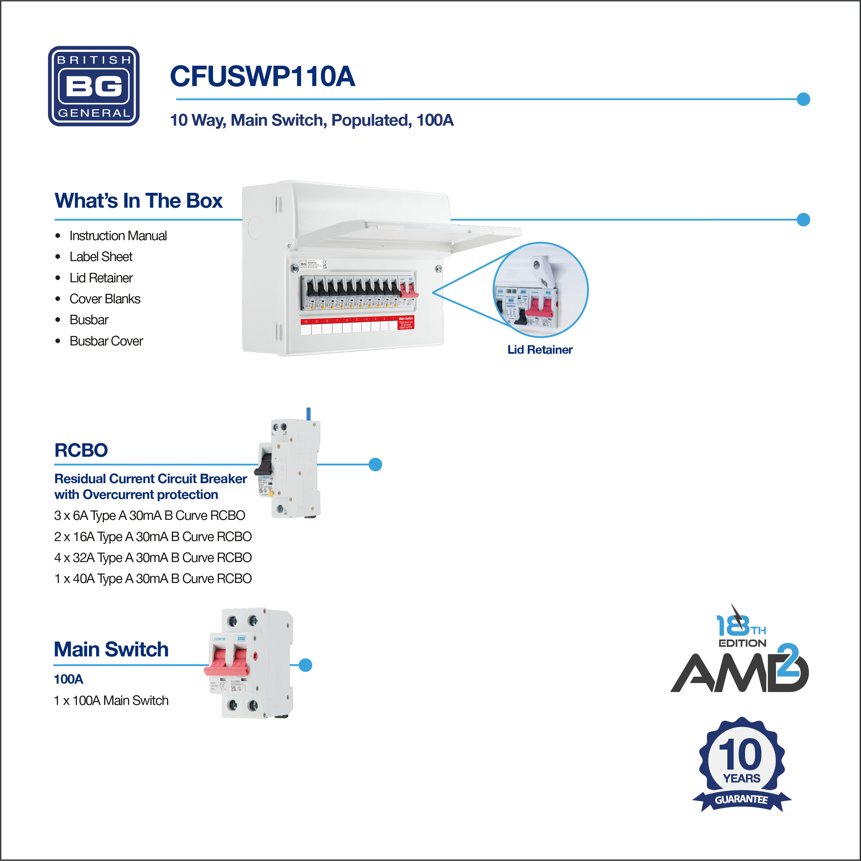 RCBO CONSUMER UNITS