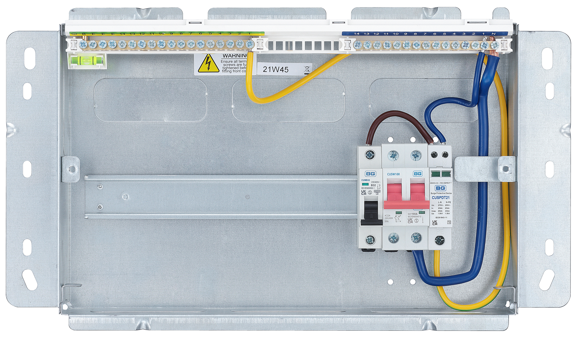 Main Switch Consumer Unit with SPD