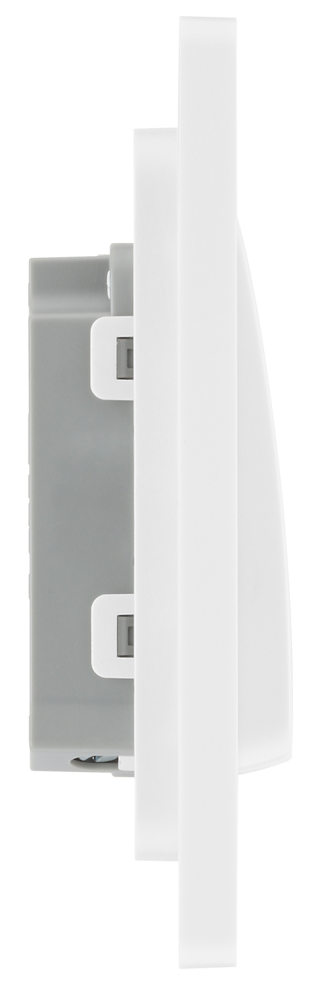 BG PCDCL31W-01  Pearlescent White Evolve 20A 2 Pole LED Switch