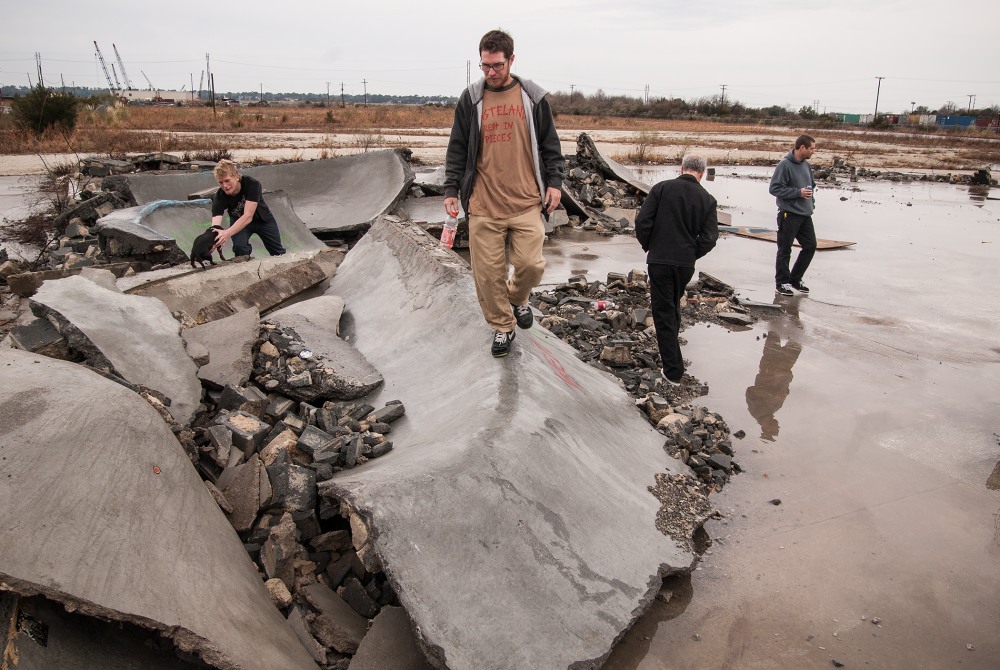 Demolished skatepark