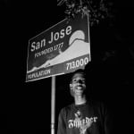 Tony San Jose sign portrait