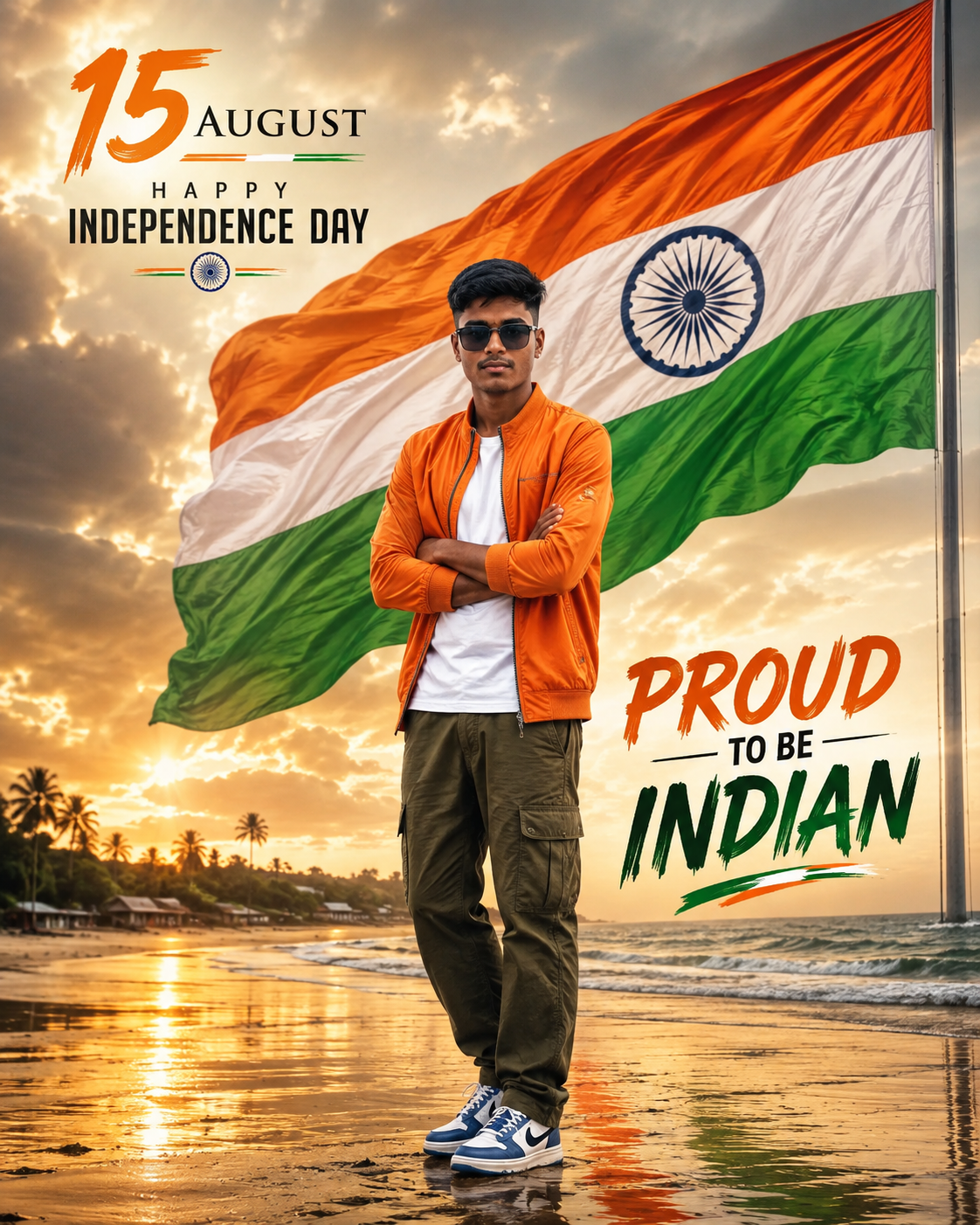 15 August Special 🇮🇳 | Normal Photo Se Proud Indian Look | Lucky3DP.in — after