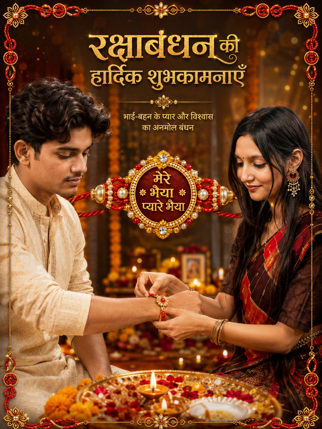 Raksha Bandhan 2026 Special 🪢 | Brother-Sister Photo Ko Cinematic Rakhi Look Dein | Lucky3DP.in — after