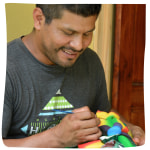 Domingo, Boruca Mask artist
