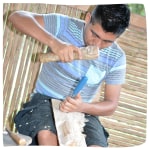 Boruca mask carver