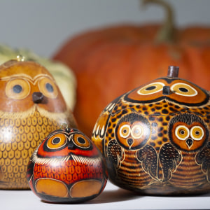 gourd box with ornaments