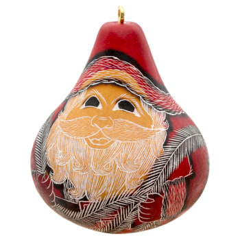 santa gourd ornaments