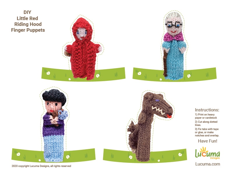 DIY Classic Tale Finger Puppets