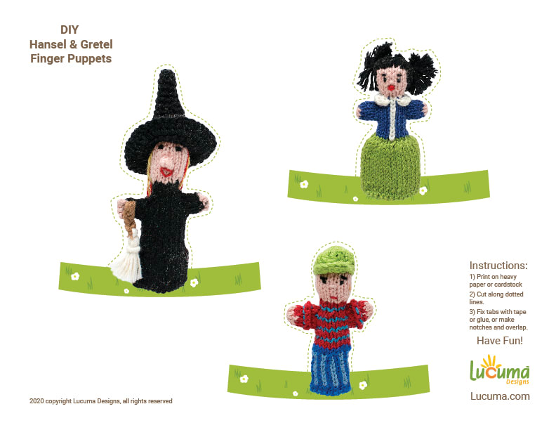 DIY Classic Tale Finger Puppets