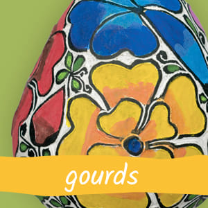 see our carved gourds