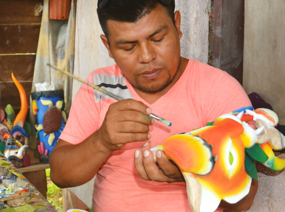 Marcos Rojas Morales, Boruca Artist