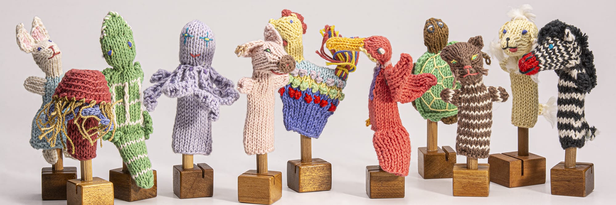 natural organic cotton puppets