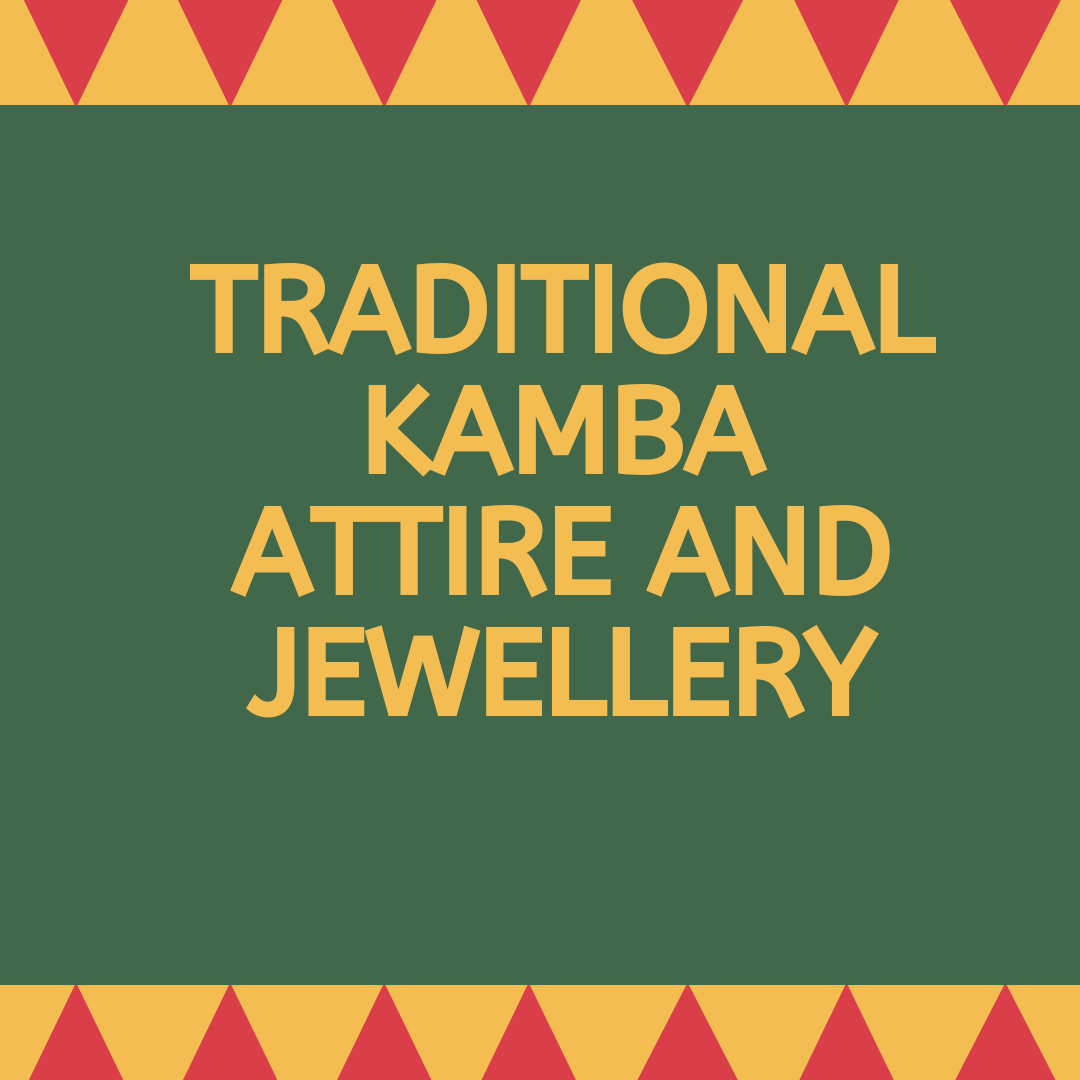 Traditional Kamba attire and jewellery