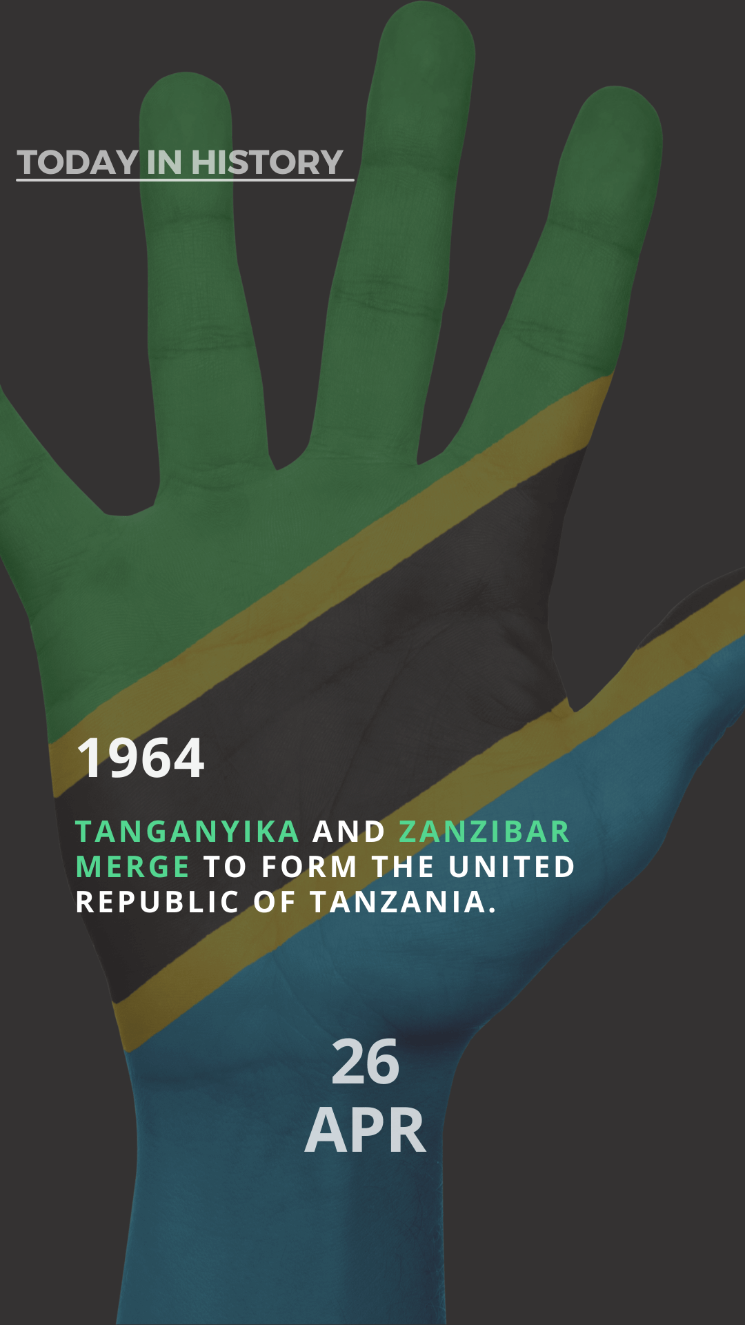 The union of Tanganyika and Zanzibar