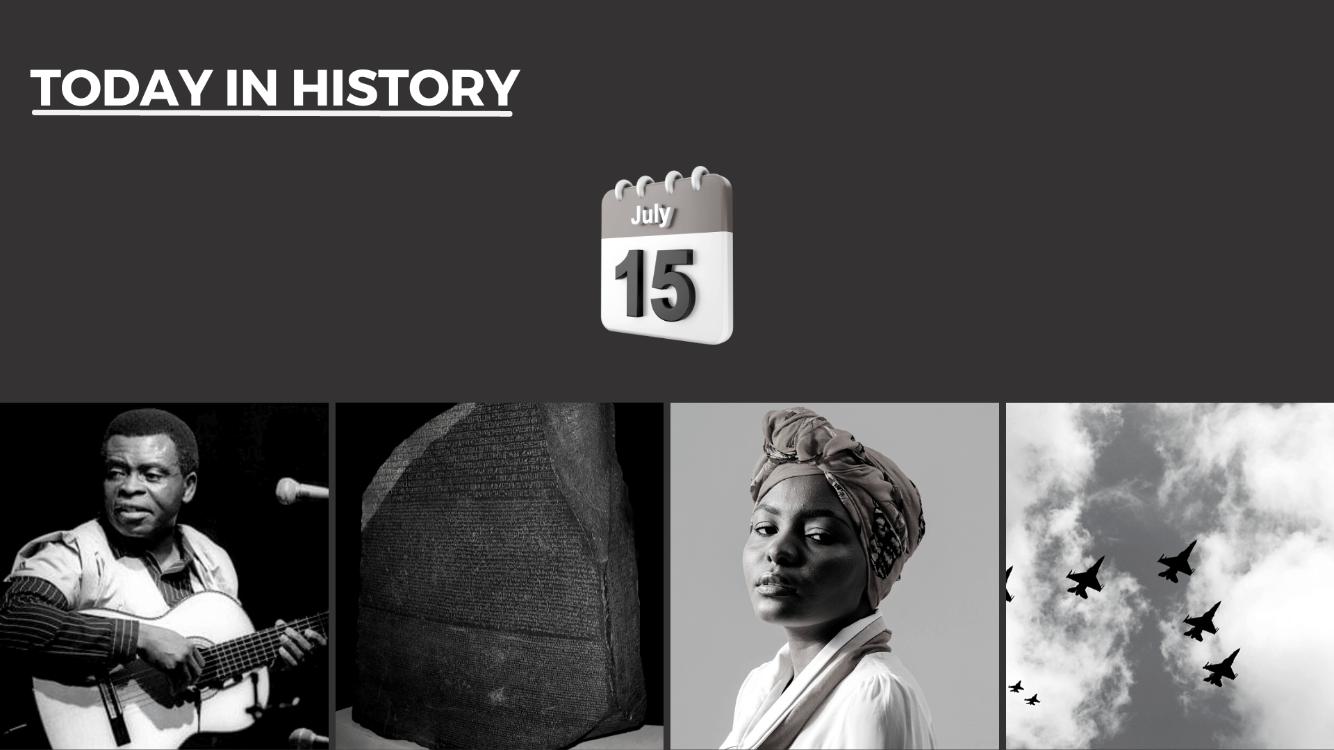 Today in History - July 15, 2026