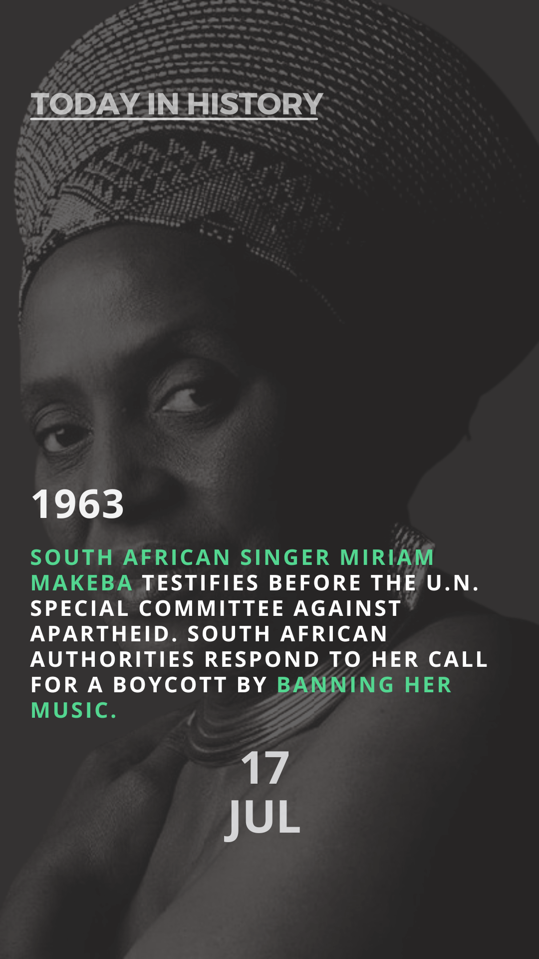 The Undeterred Makeba