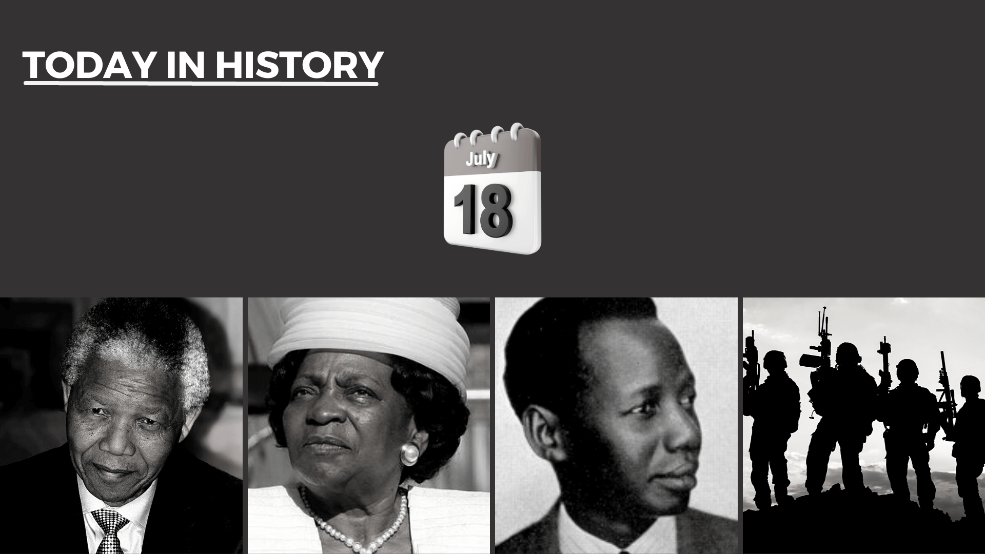 Today in History - July 18, 2026