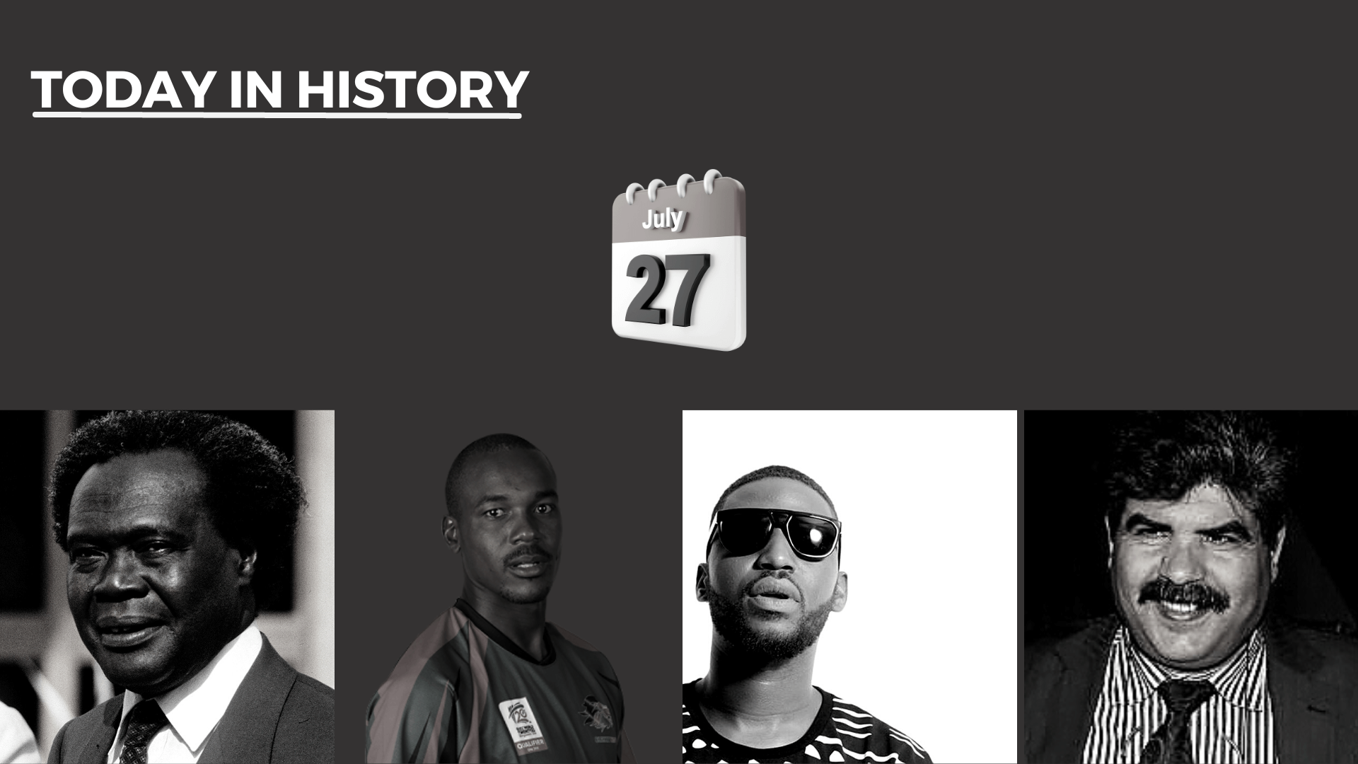 Today in History - July 27, 2026