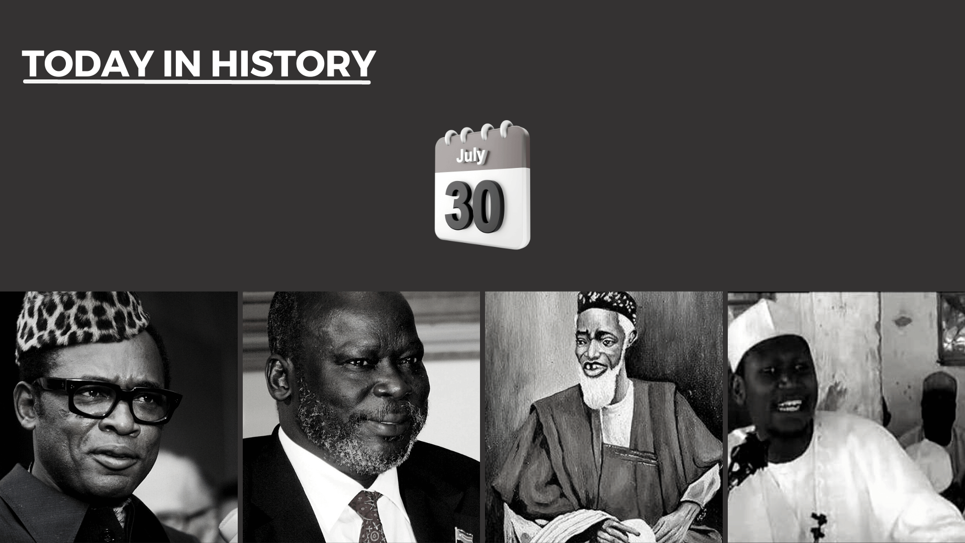 Today in History - July 30, 2026