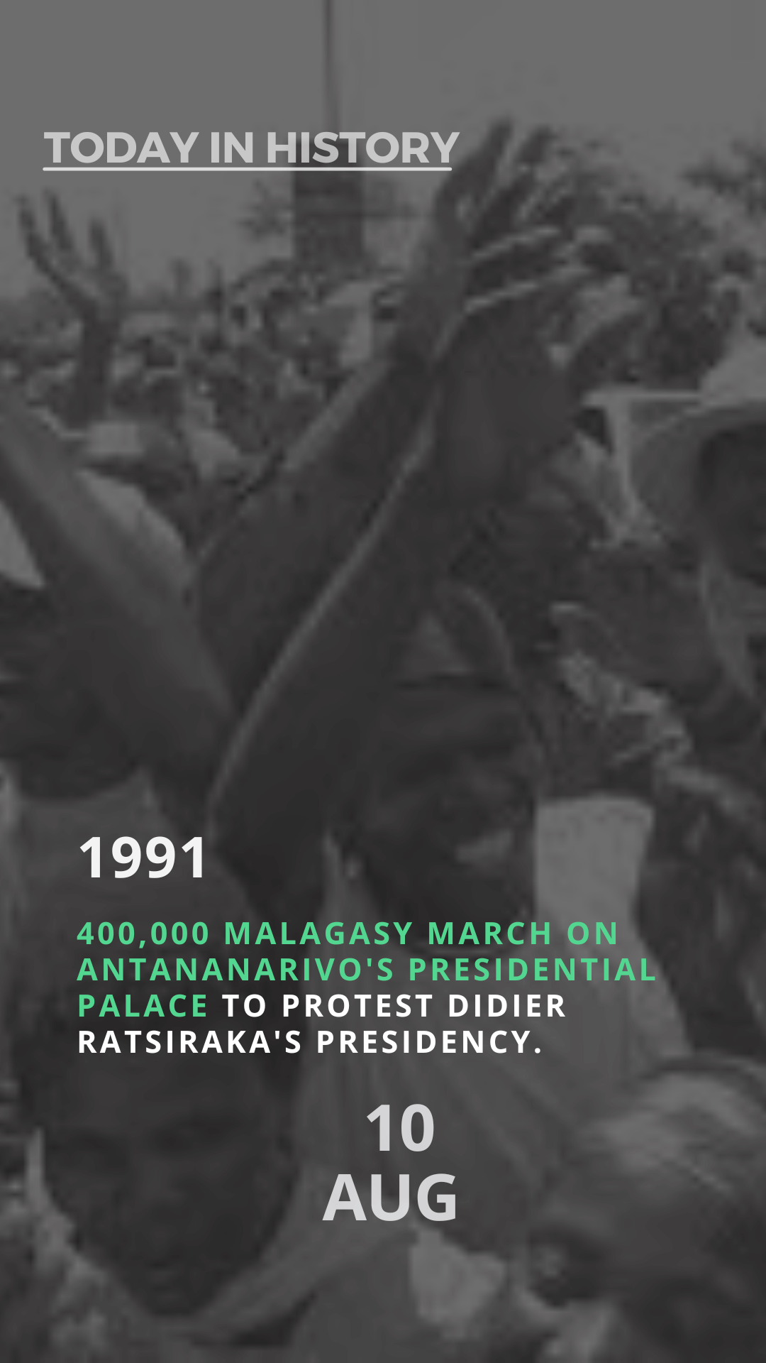The 1991 Malagasy Uprising Against Ratsiraka
