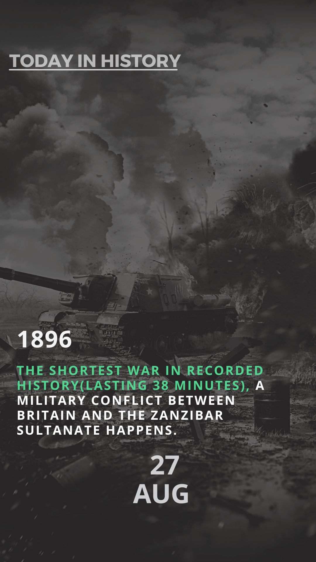 World's Shortest War
