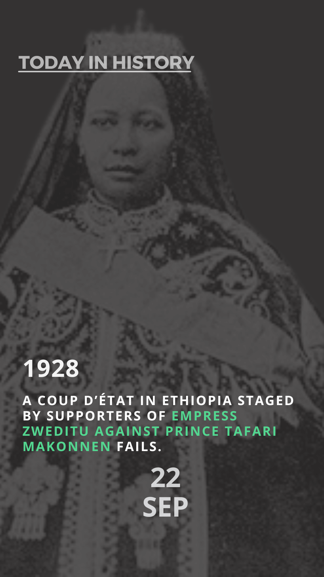 The Unsuccessful Coup Against Prince Tafari